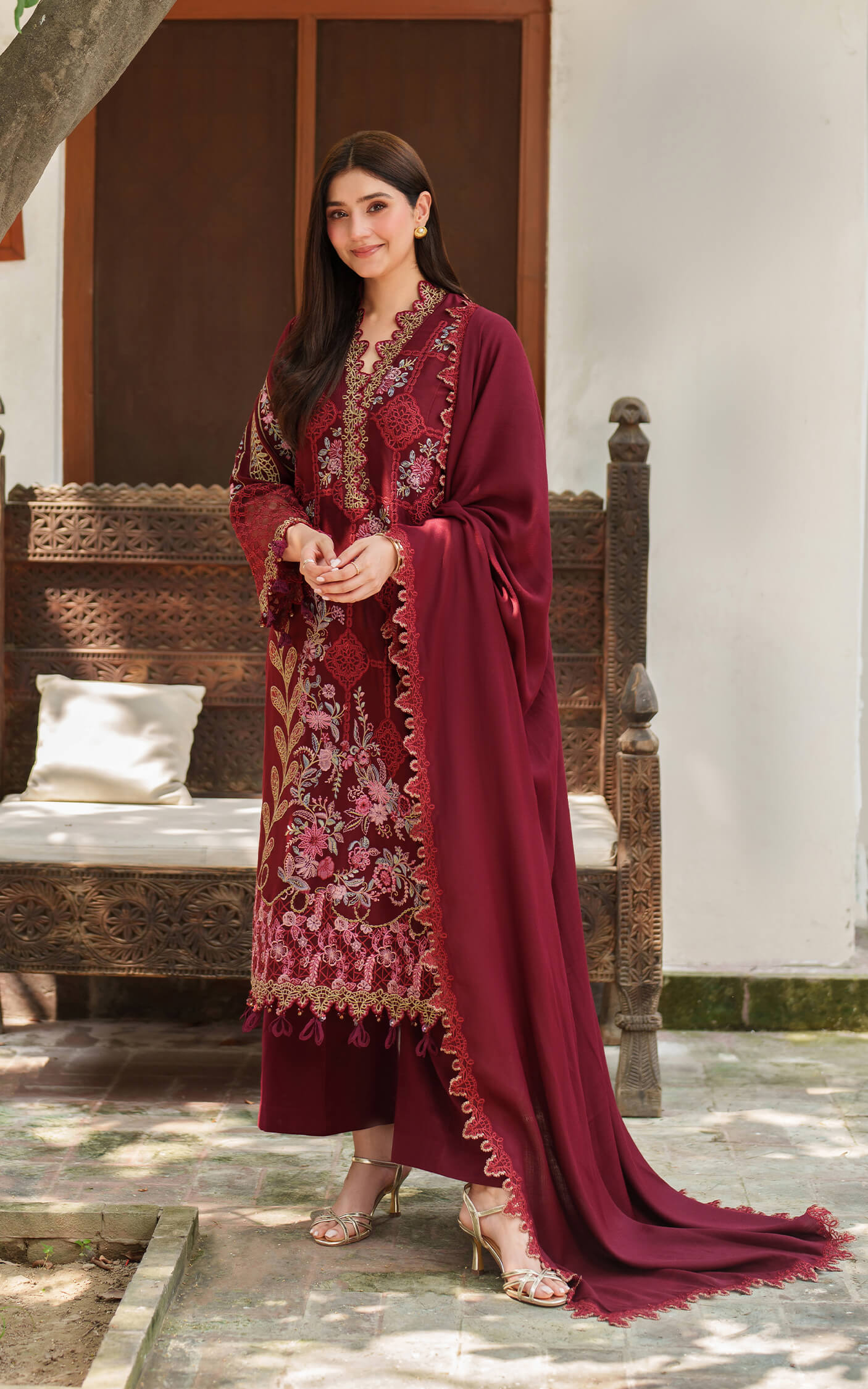 Asifa and Nabeel | Pashmina Luxe 25 | Mira LWC25-05 - Official Asifa and Nabeel stockist in UK - Sakeena London