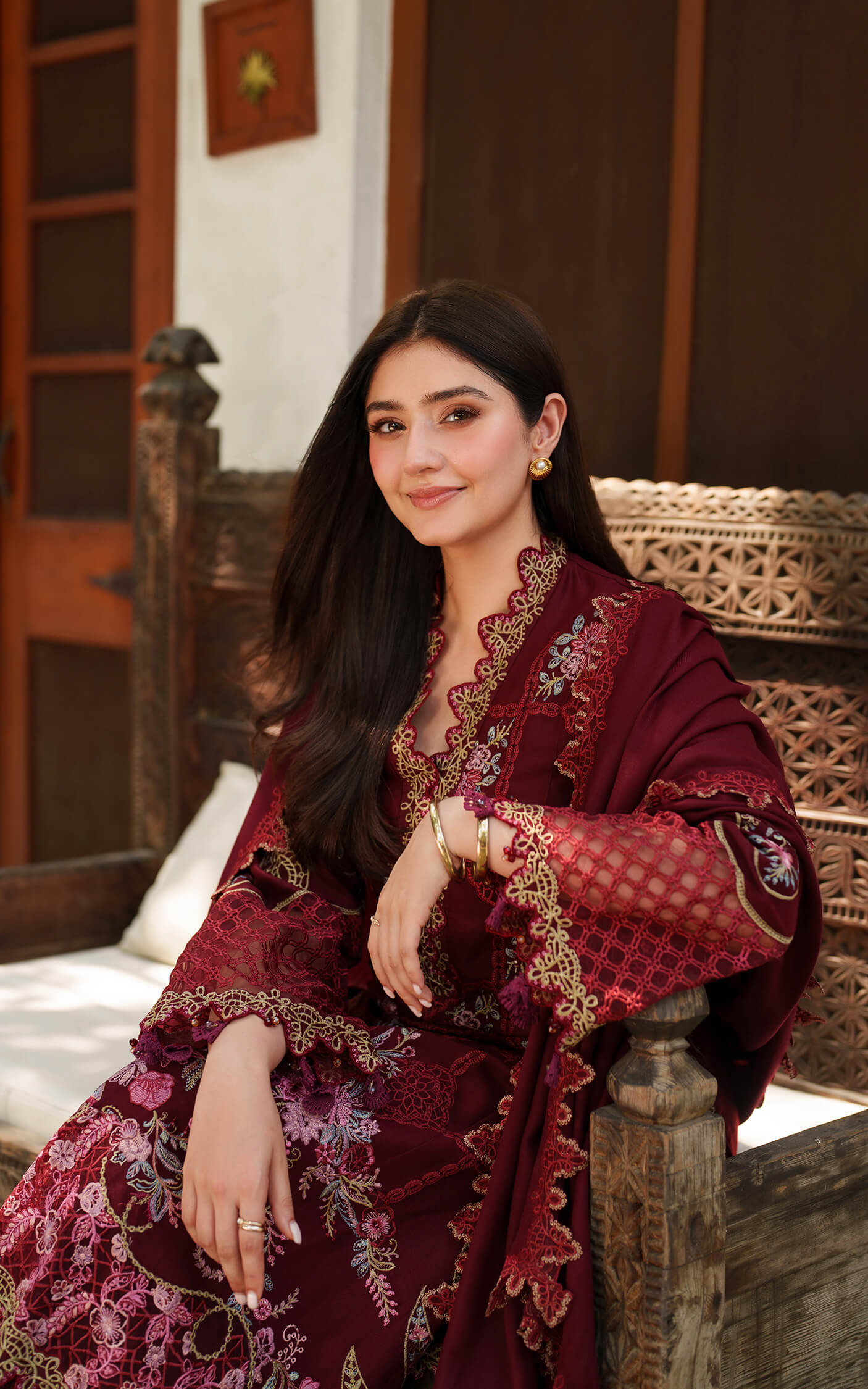 Asifa and Nabeel | Pashmina Luxe 25 | Mira LWC25-05 - Official Asifa and Nabeel stockist in UK - Sakeena London