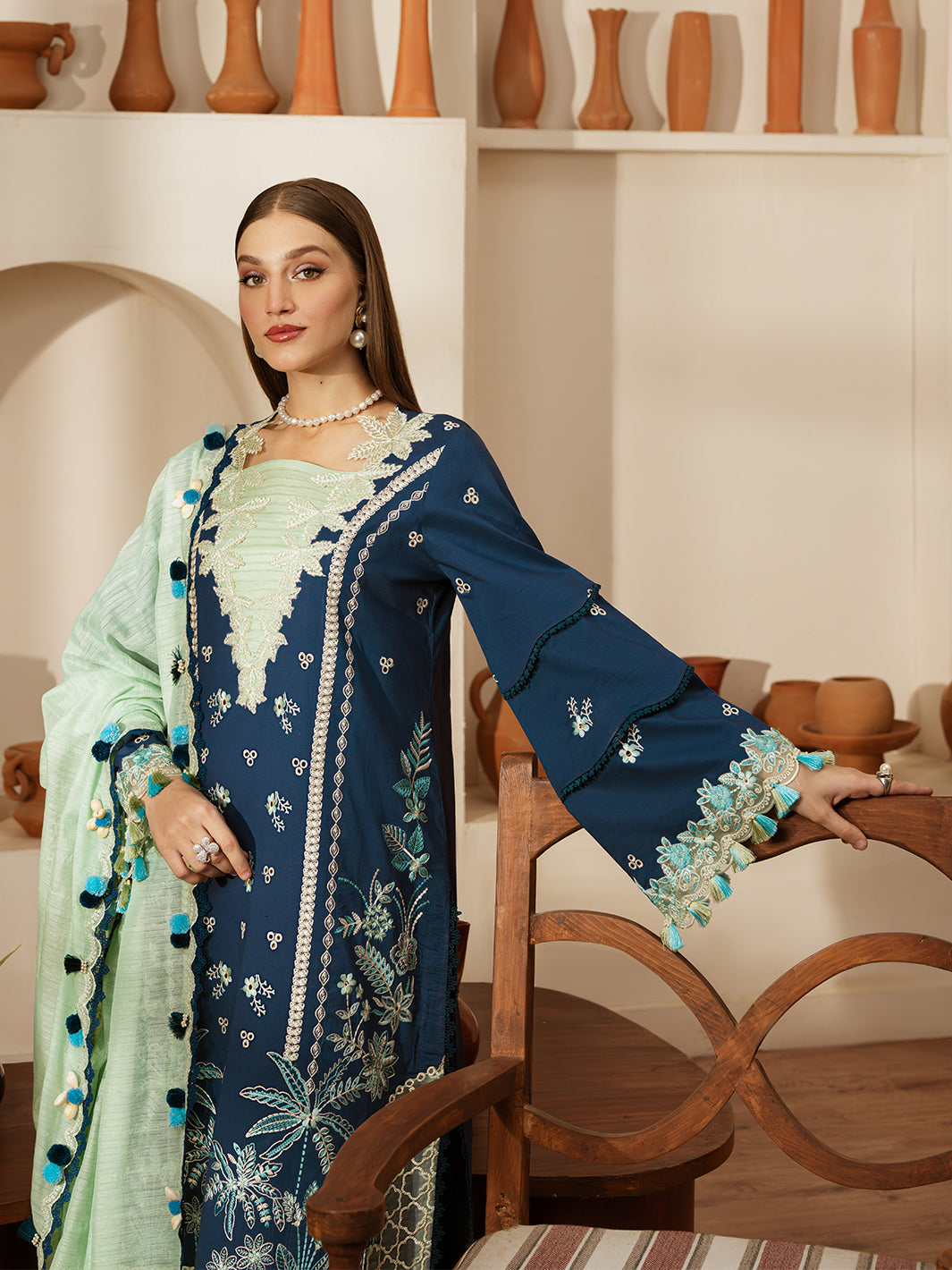 Mahnur | Florence Luxury Lawn 25 | MIRAAL - Official Mahnur stockist in UK - Sakeena London