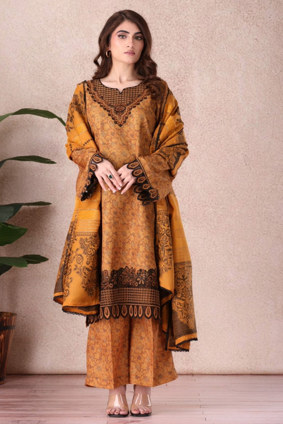 Mohagni | Winter Collection | PLS-144 3PC - Official Mohagni stockist in UK - Sakeena London