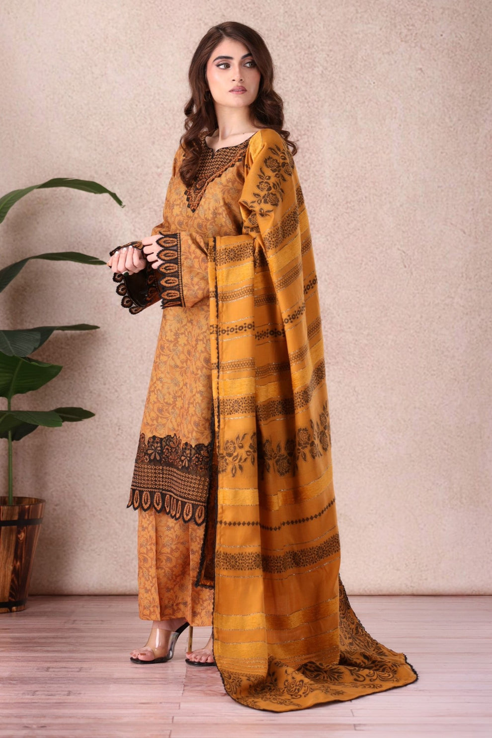 Mohagni | Winter Collection | PLS-144 3PC - Official Mohagni stockist in UK - Sakeena London