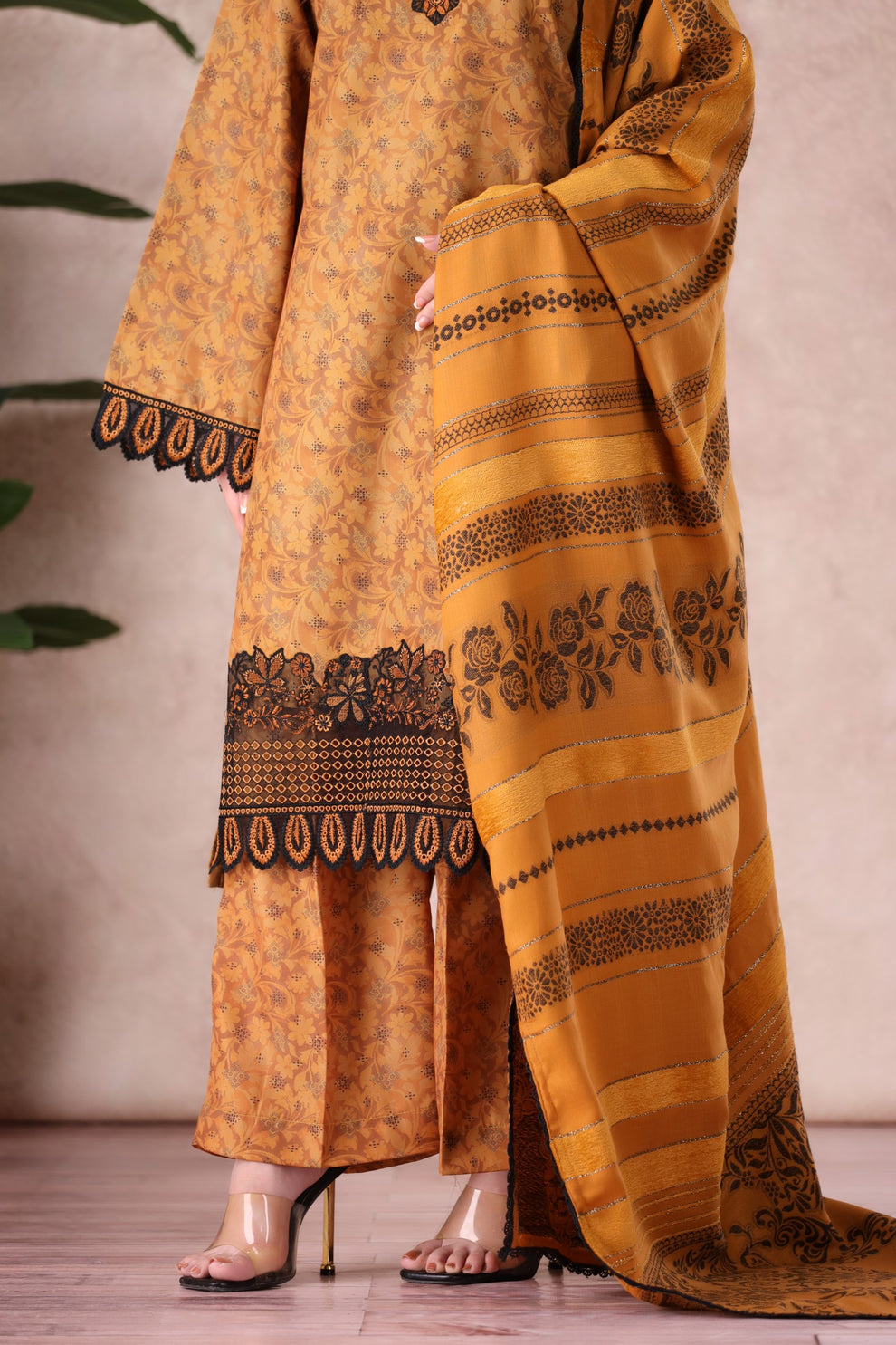 Mohagni | Winter Collection | PLS-144 3PC - Official Mohagni stockist in UK - Sakeena London