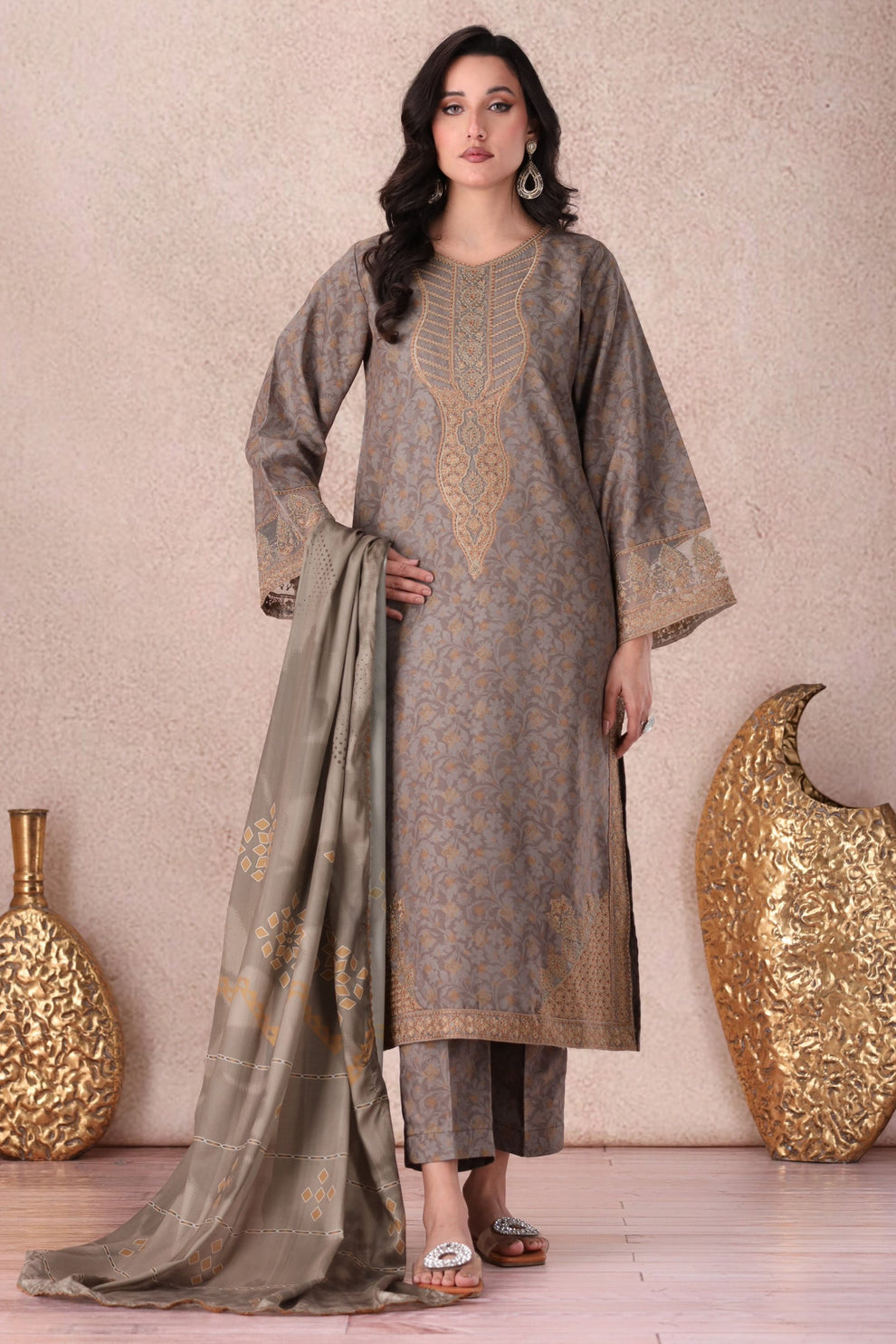Mohagni | Winter Collection | PLS-146 3PC - Official Mohagni stockist in UK - Sakeena London