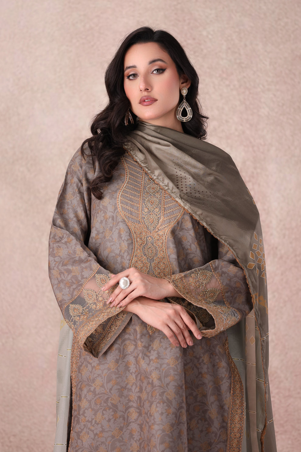 Mohagni | Winter Collection | PLS-146 3PC - Official Mohagni stockist in UK - Sakeena London