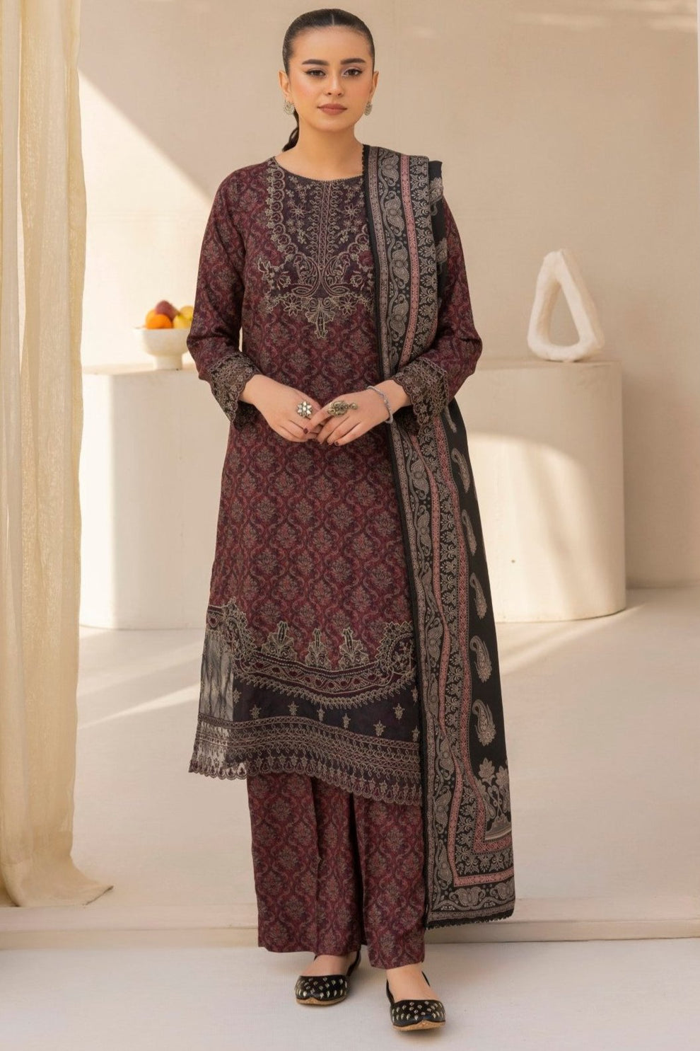 Mohagni | Winter Collection | DZP-05 3PC - Official Mohagni stockist in UK - Sakeena London