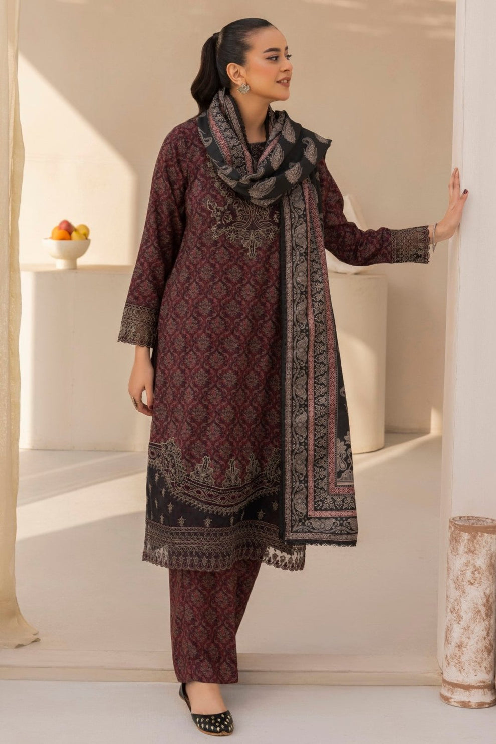 Mohagni | Winter Collection | DZP-05 3PC - Official Mohagni stockist in UK - Sakeena London