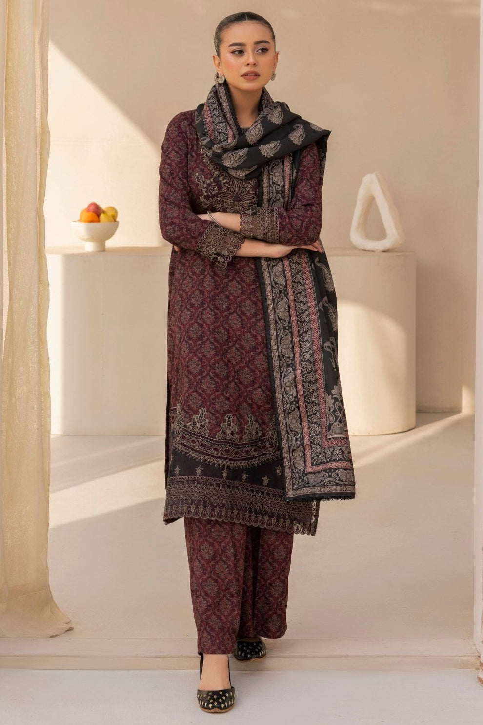 Mohagni | Winter Collection | DZP-05 3PC - Official Mohagni stockist in UK - Sakeena London
