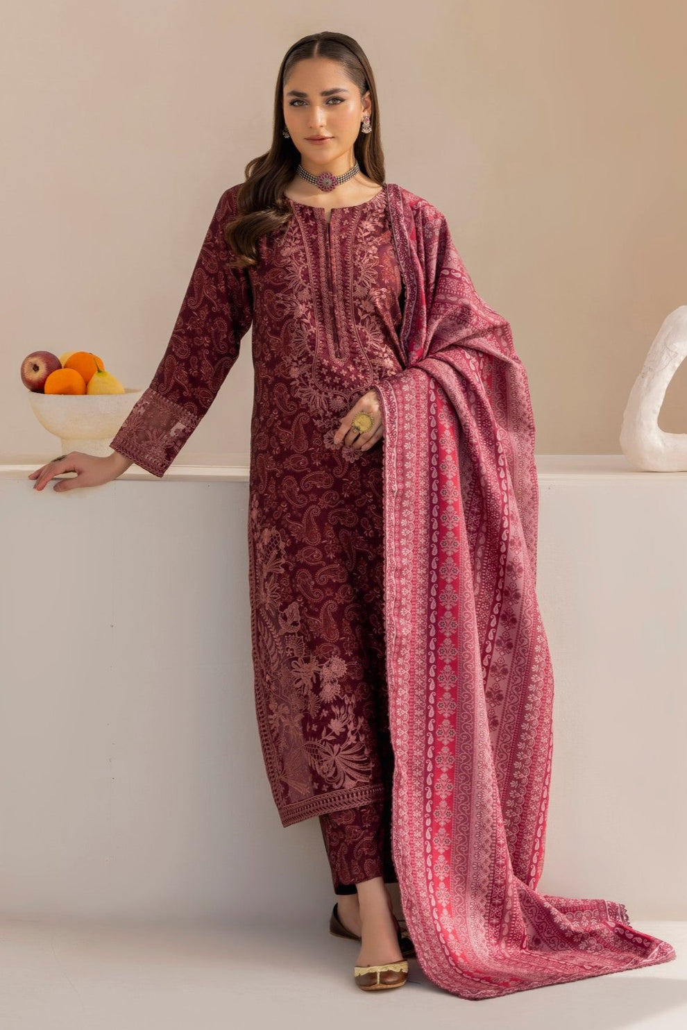 Mohagni | Winter Collection | DZP-06 3PC - Official Mohagni stockist in UK - Sakeena London