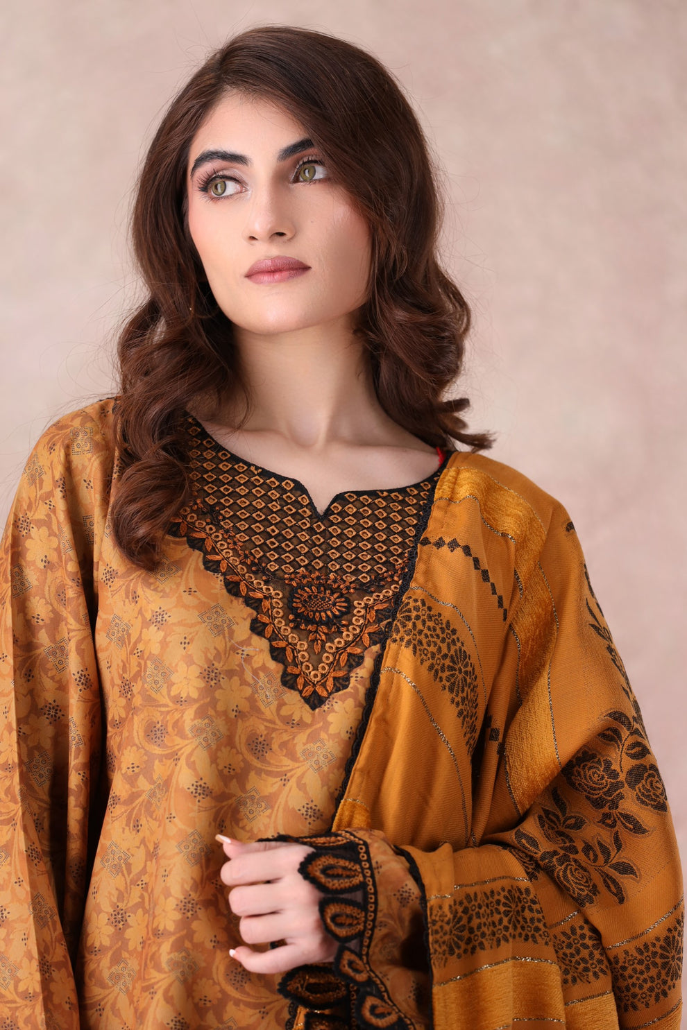 Mohagni | Winter Collection | PLS-144 3PC - Official Mohagni stockist in UK - Sakeena London