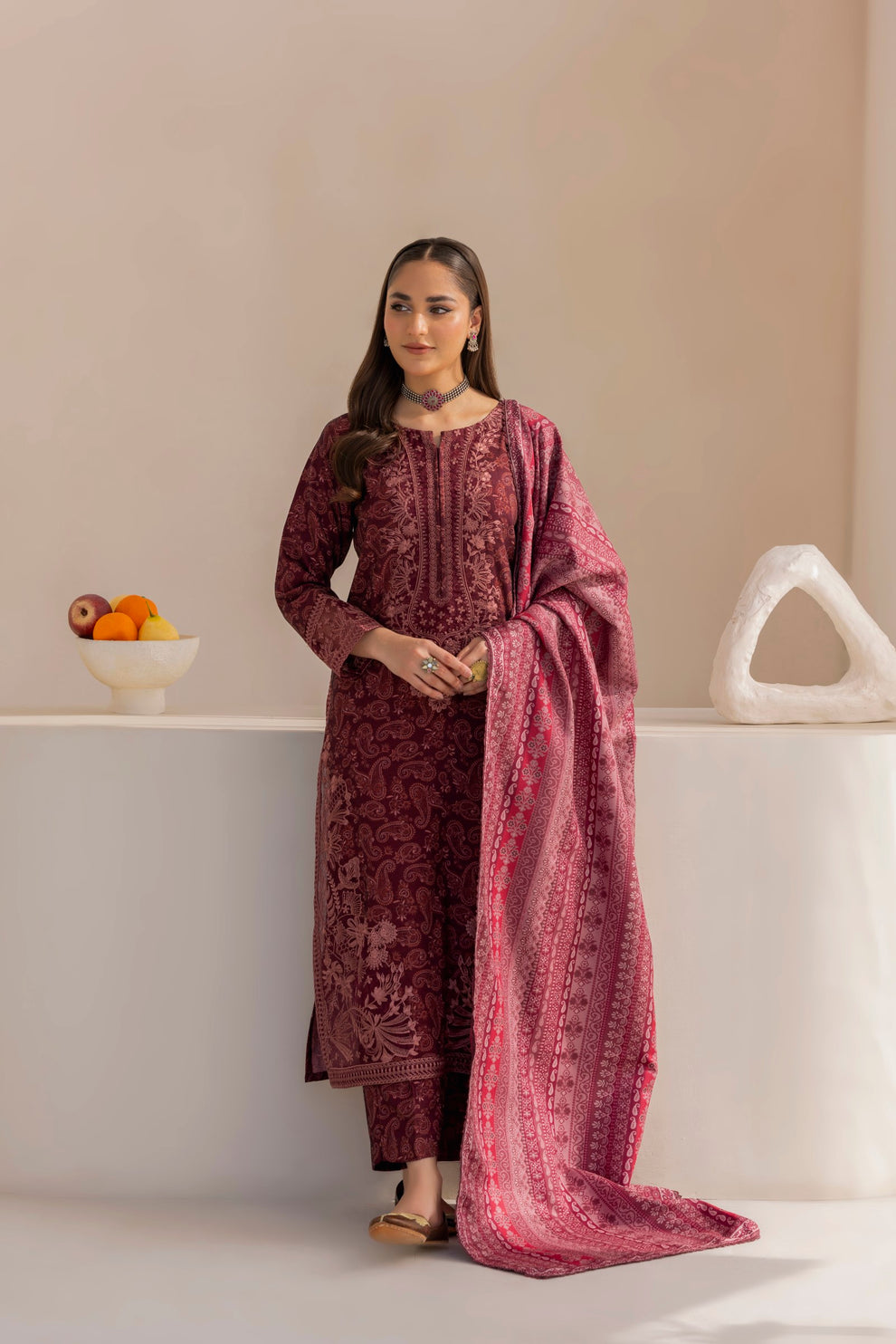 Mohagni | Winter Collection | DZP-06 3PC - Official Mohagni stockist in UK - Sakeena London