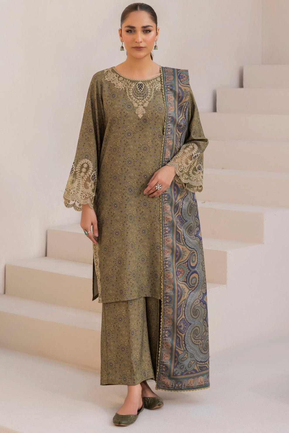 Mohagni | Winter Collection | DZP-07 3PC - Official Mohagni stockist in UK - Sakeena London
