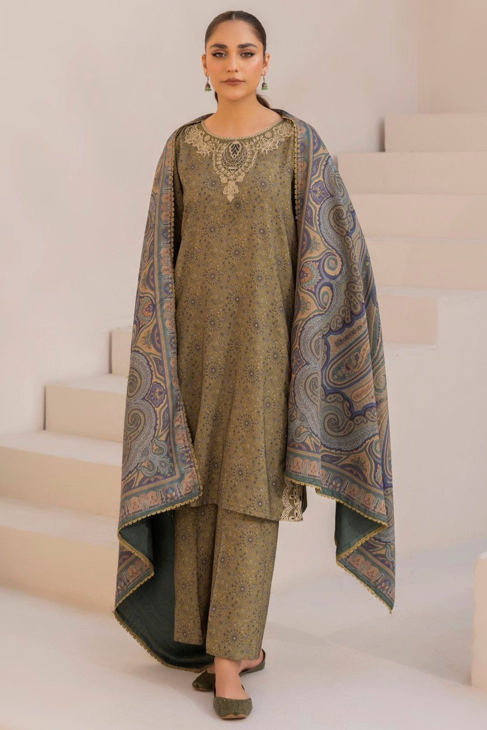 Mohagni | Winter Collection | DZP-07 3PC - Official Mohagni stockist in UK - Sakeena London