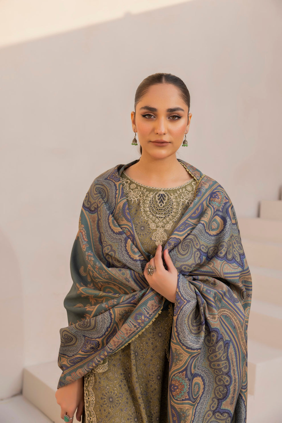 Mohagni | Winter Collection | DZP-07 3PC - Official Mohagni stockist in UK - Sakeena London