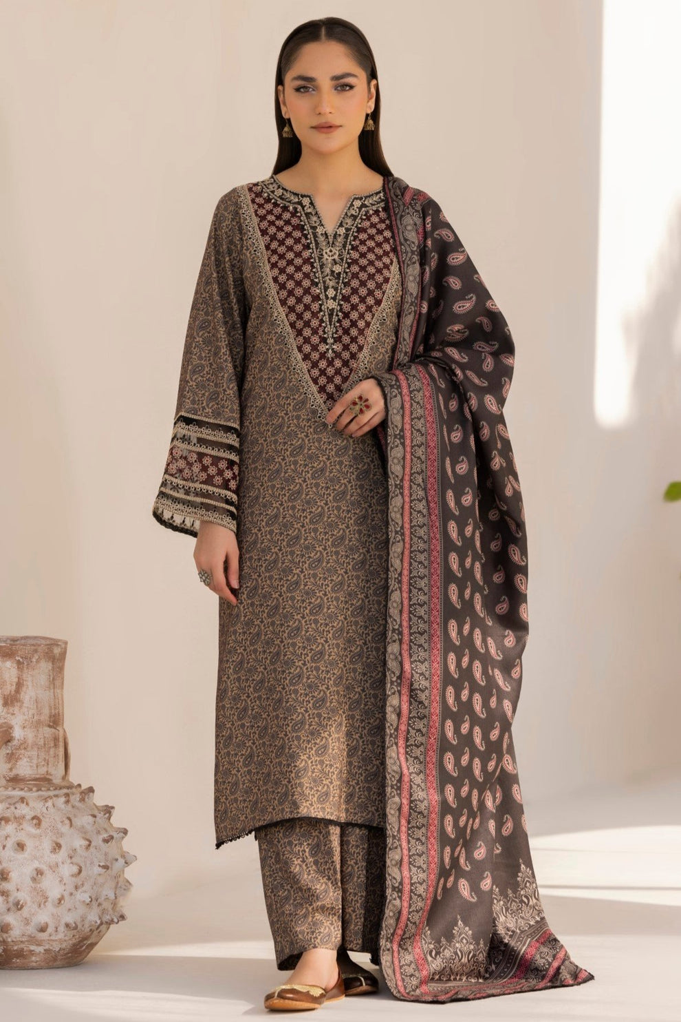 Mohagni | Winter Collection | DZP-08 3PC - Official Mohagni stockist in UK - Sakeena London