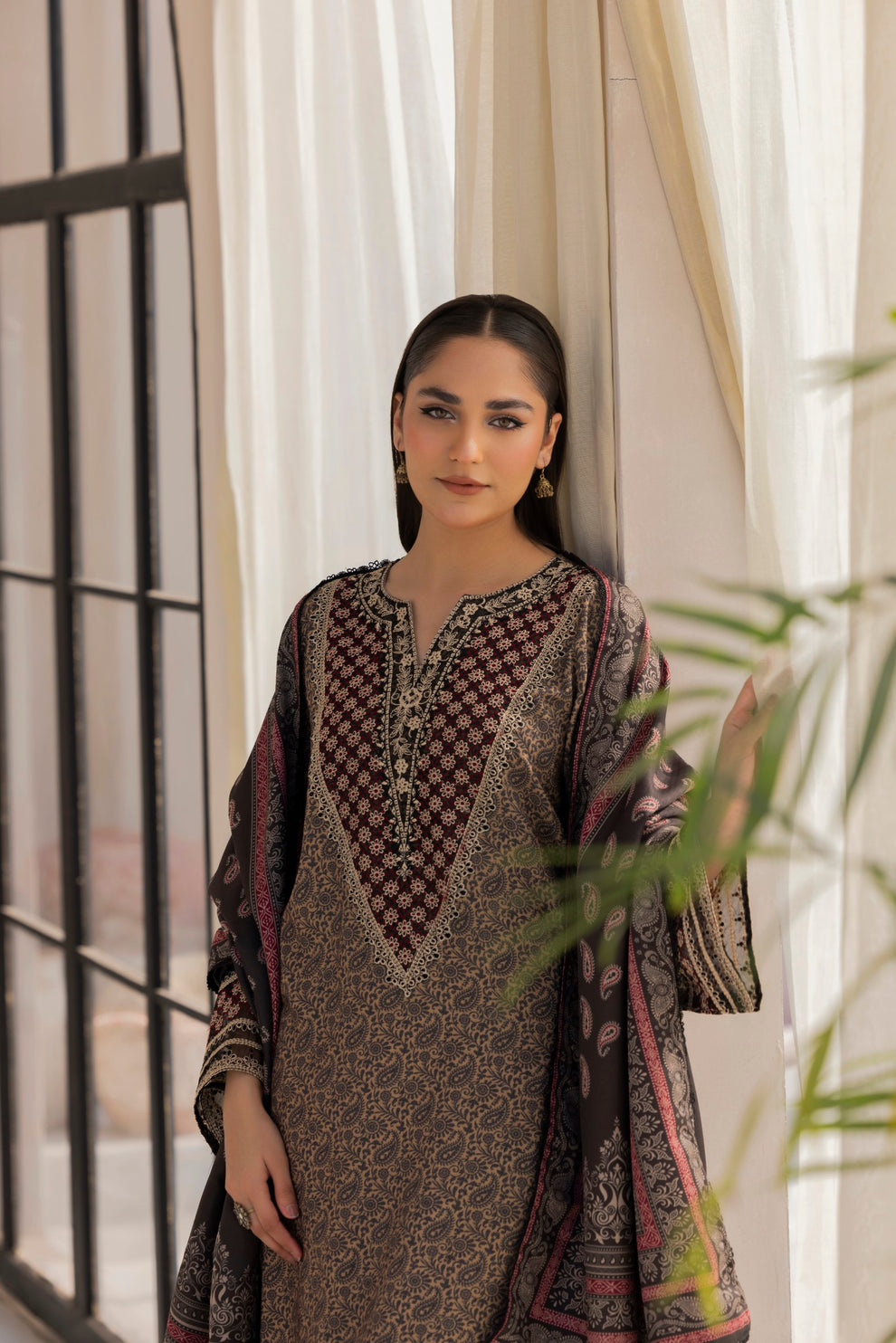 Mohagni | Winter Collection | DZP-08 3PC - Official Mohagni stockist in UK - Sakeena London