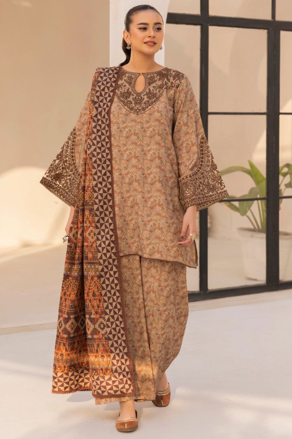 Mohagni | Winter Collection | DZP-09 3PC - Official Mohagni stockist in UK - Sakeena London