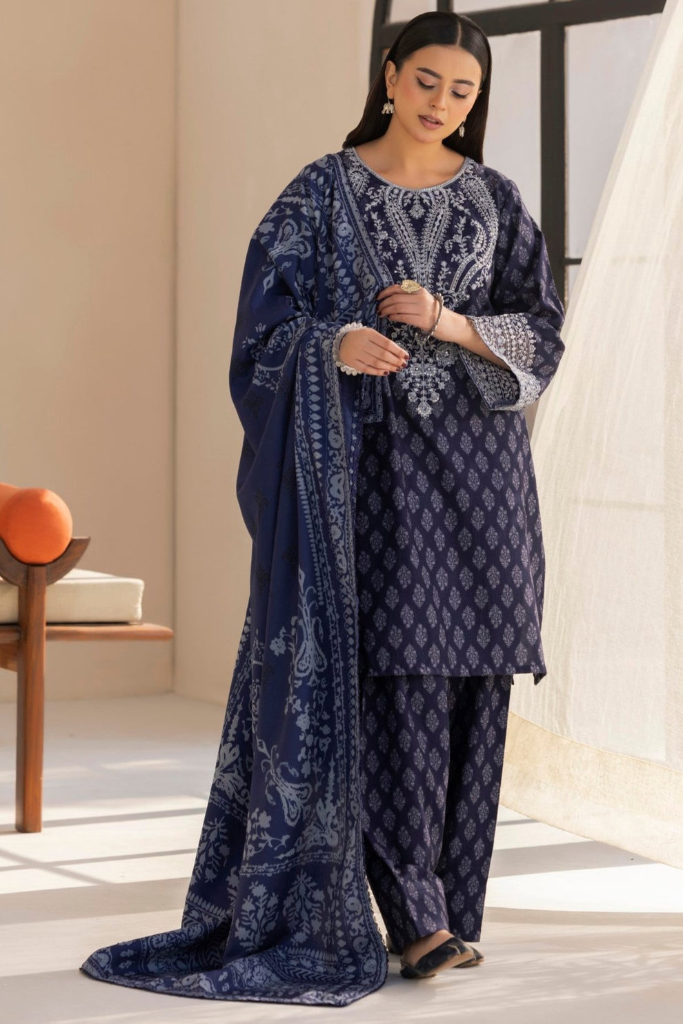 Mohagni | Winter Collection | DZP-10 3PC - Official Mohagni stockist in UK - Sakeena London