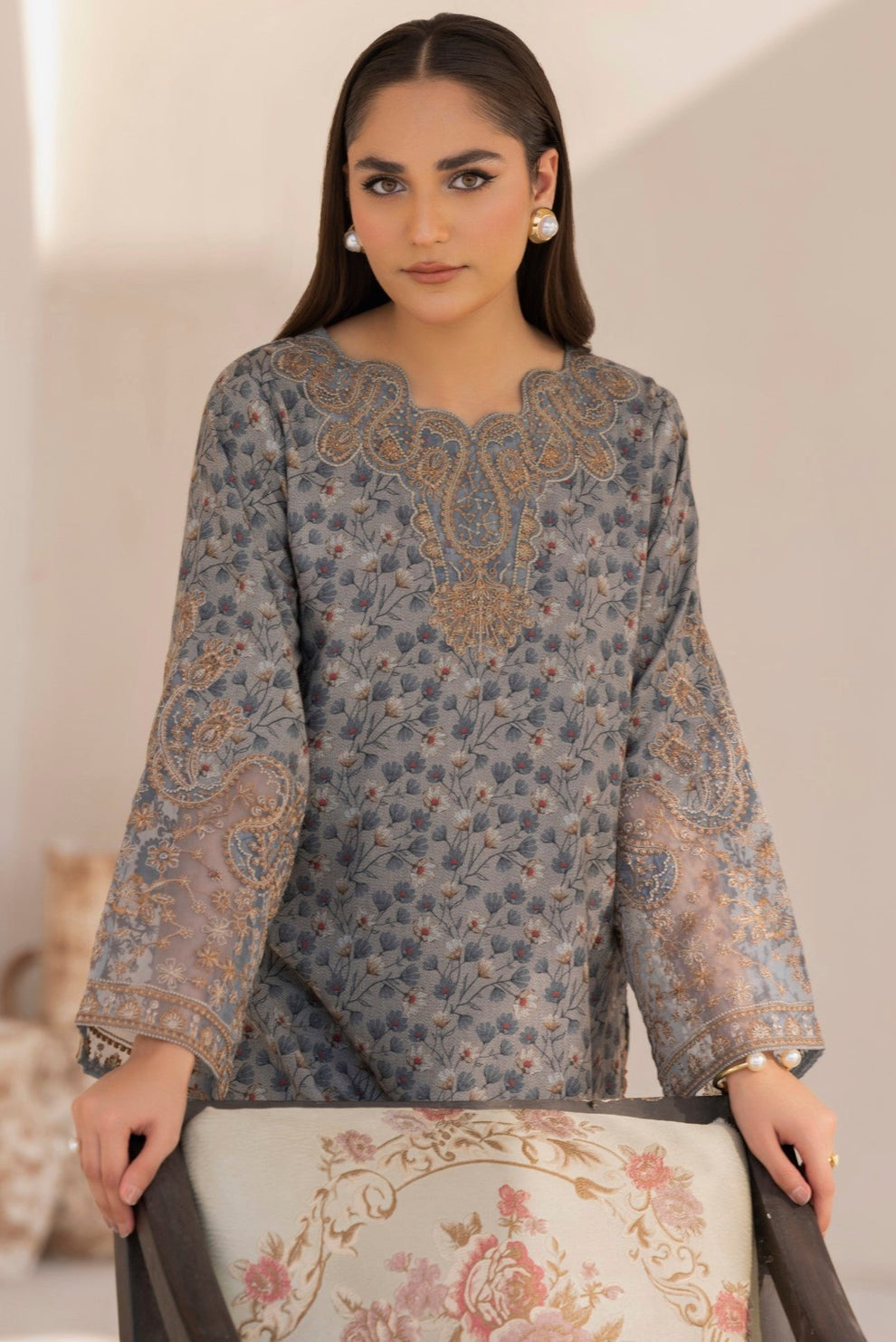 Mohagni | Winter Collection | DZP-11 2PC - Official Mohagni stockist in UK - Sakeena London