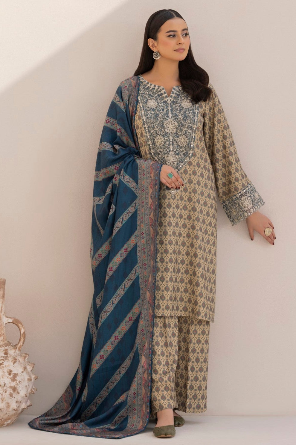 Mohagni | Winter Collection | DZP-12 3PC - Official Mohagni stockist in UK - Sakeena London