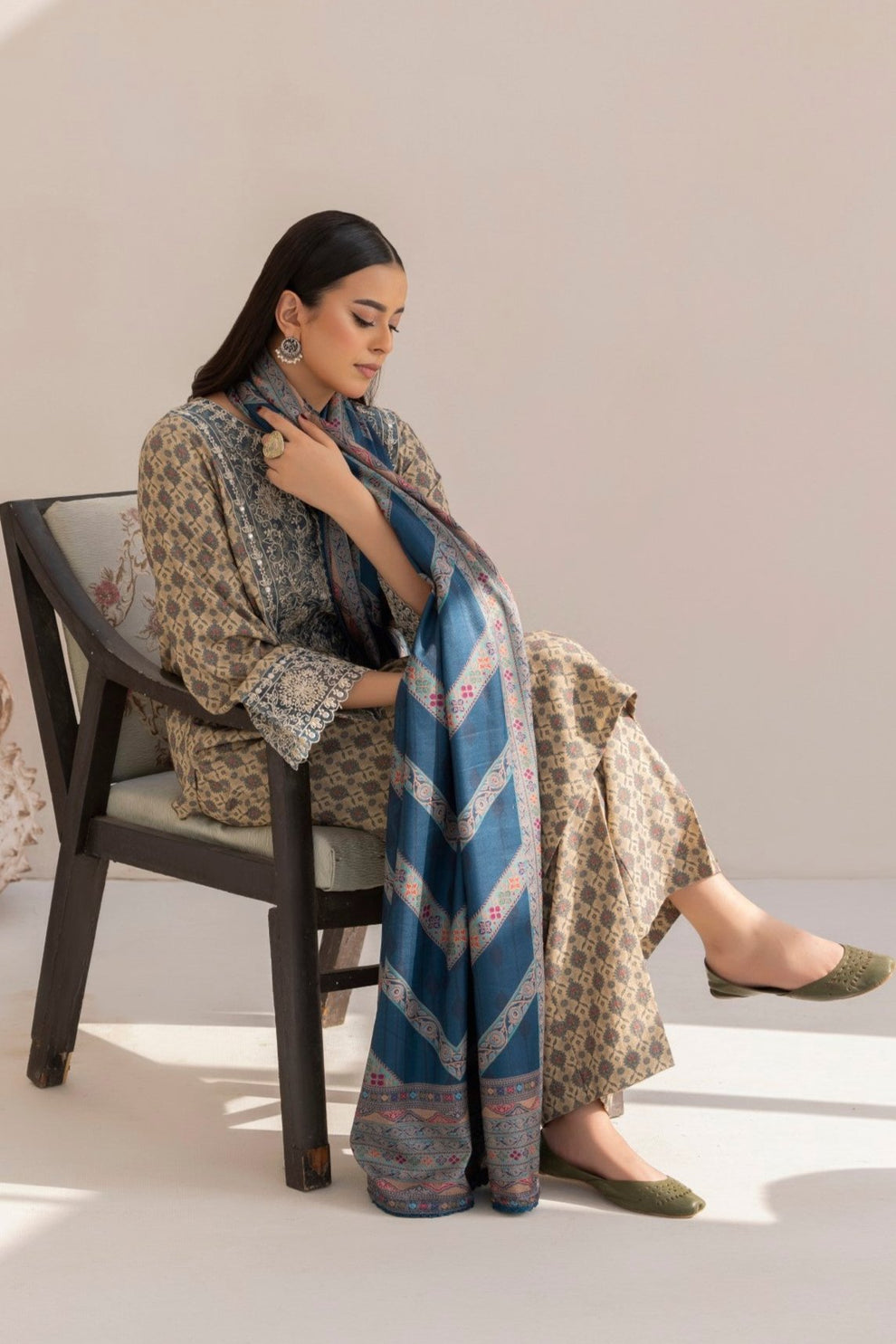 Mohagni | Winter Collection | DZP-12 3PC - Official Mohagni stockist in UK - Sakeena London