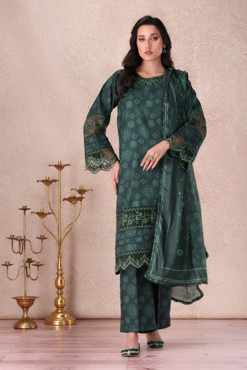 Mohagni | Winter Collection | PLS-142 3PC - Official Mohagni stockist in UK - Sakeena London