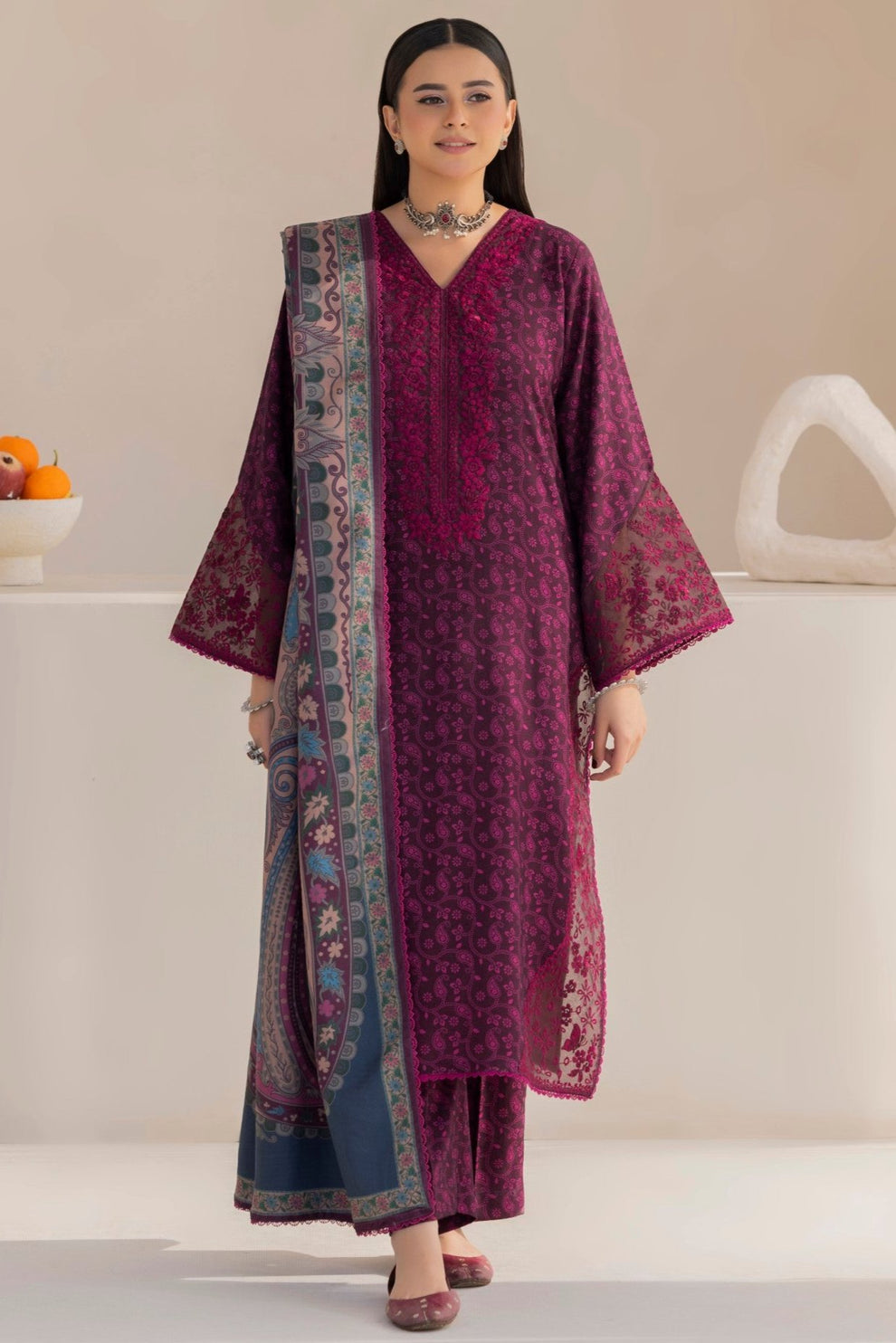 Mohagni | Winter Collection | DZP-14 3PC - Official Mohagni stockist in UK - Sakeena London