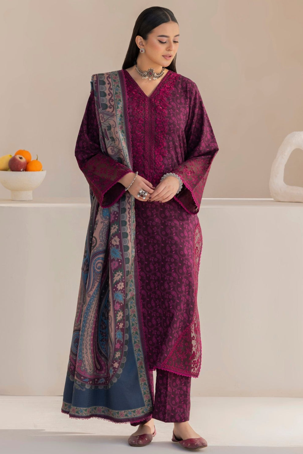 Mohagni | Winter Collection | DZP-14 3PC - Official Mohagni stockist in UK - Sakeena London