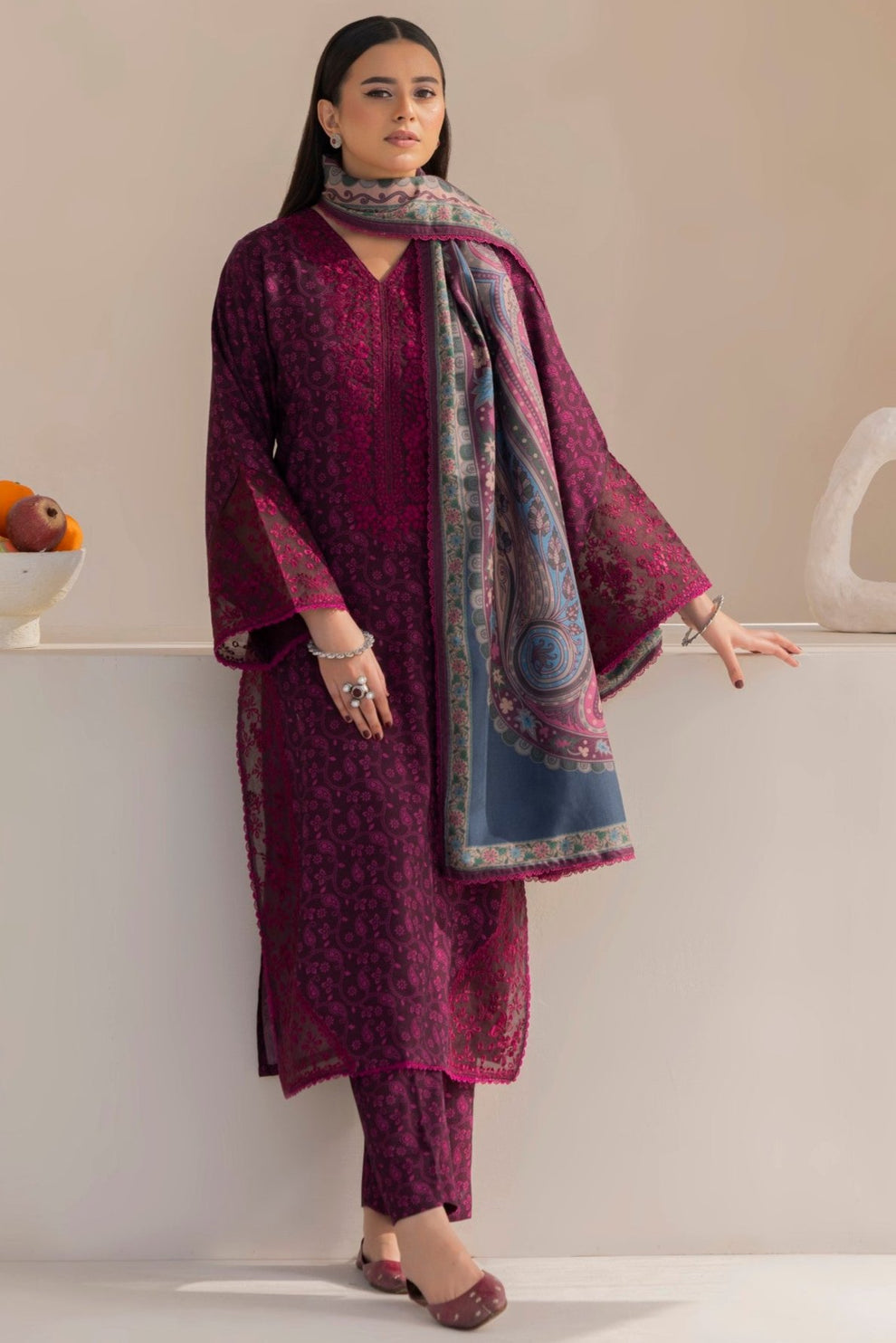 Mohagni | Winter Collection | DZP-14 3PC - Official Mohagni stockist in UK - Sakeena London