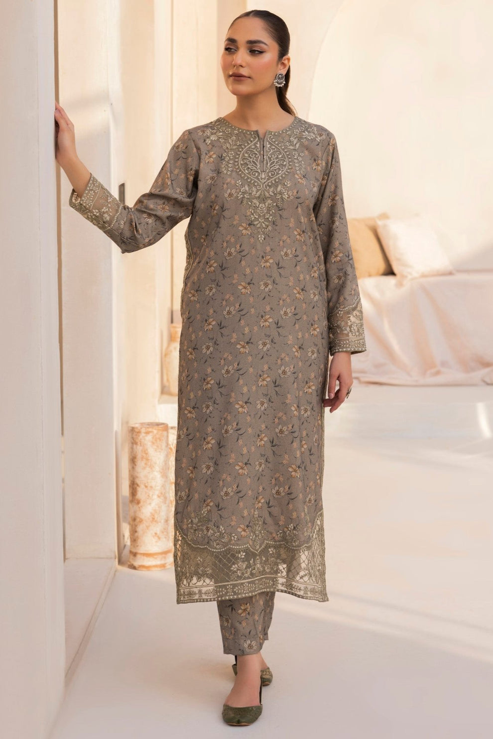 Mohagni | Winter Collection | DZP-15 2 PC - Official Mohagni stockist in UK - Sakeena London