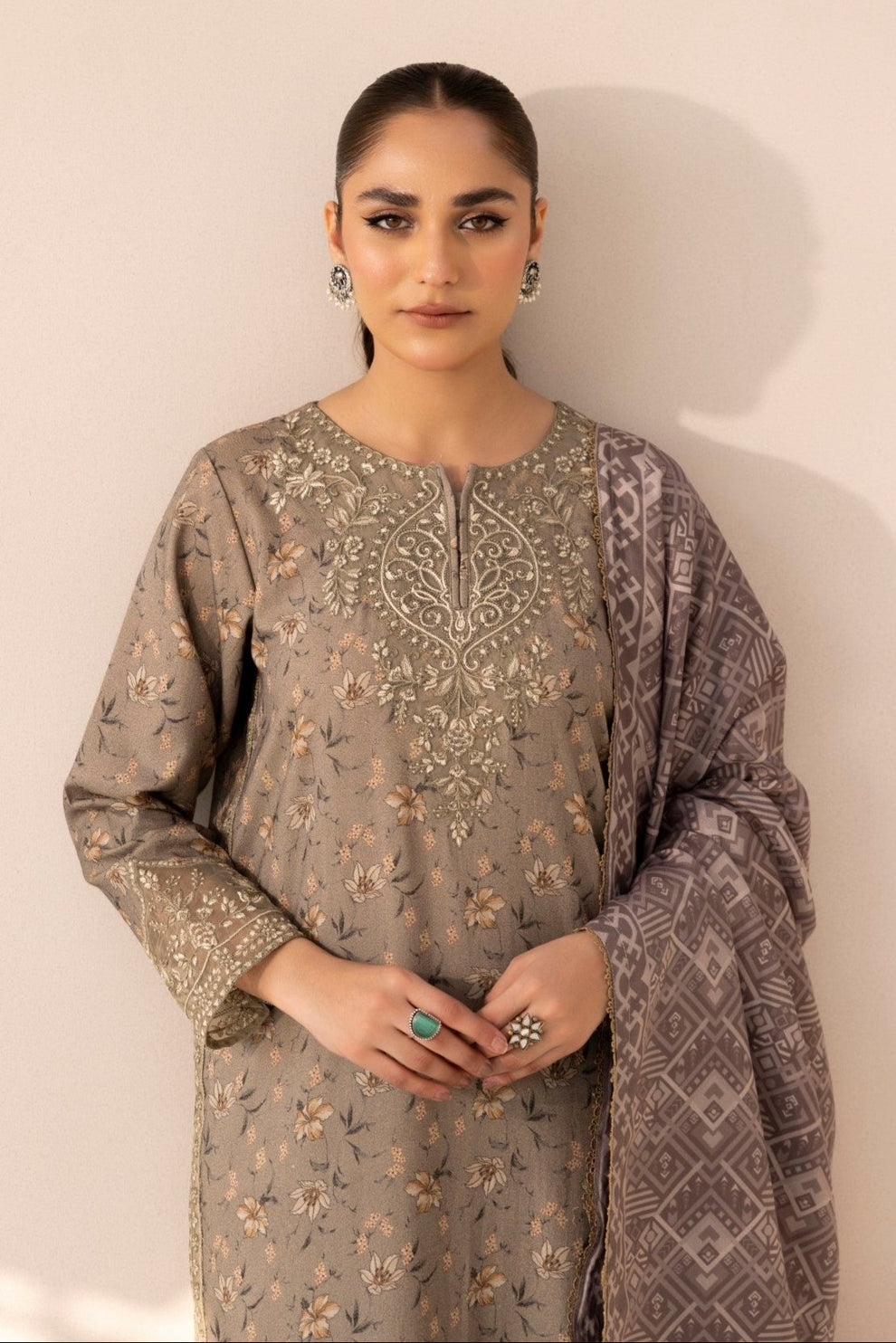 Mohagni | Winter Collection | DZP-15 2 PC - Official Mohagni stockist in UK - Sakeena London