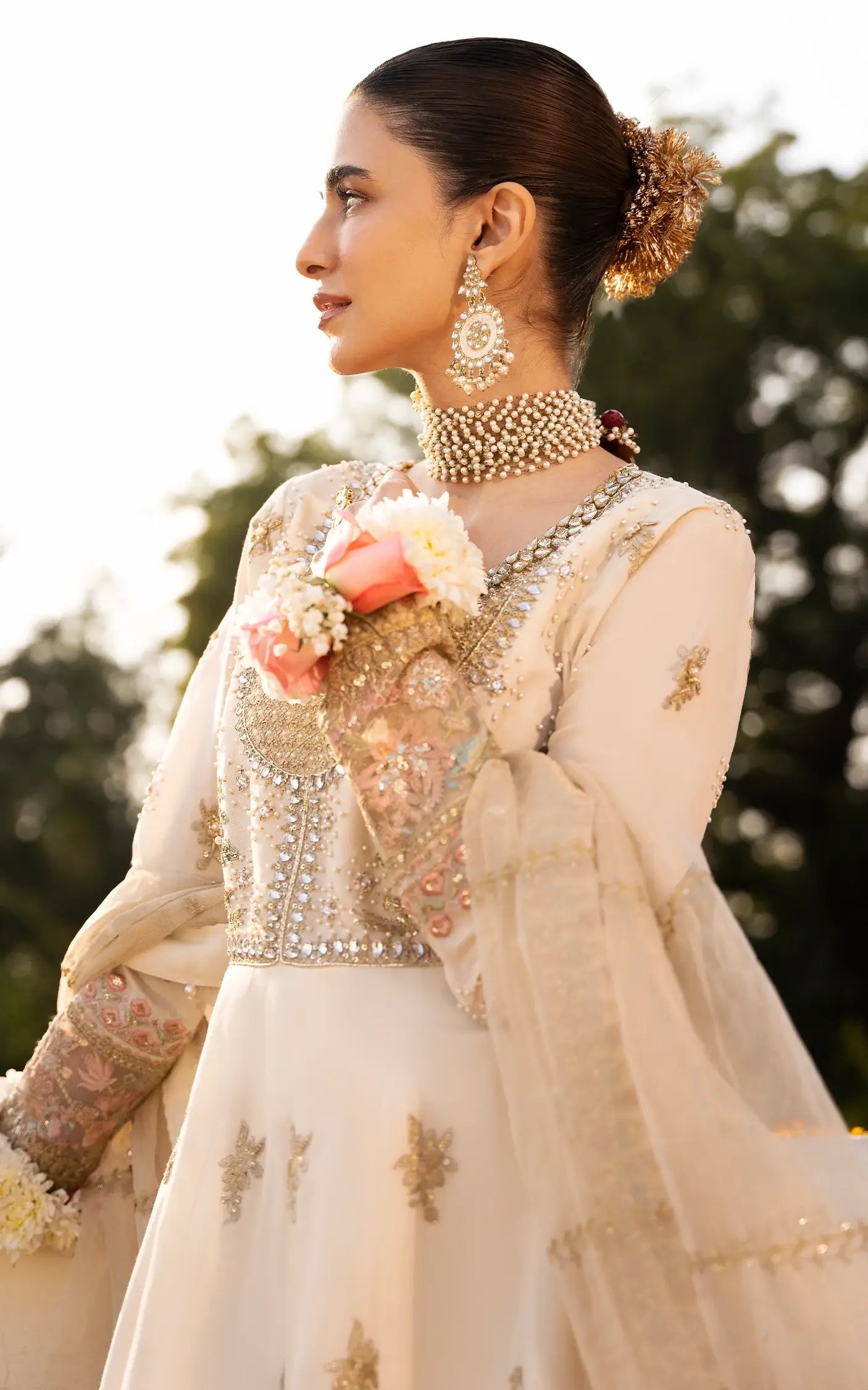 Asifa and Nabeel | Sunehri Eid 25 | Motia-(SEF25-08) - Official Asifa and Nabeel stockist in UK - Sakeena London