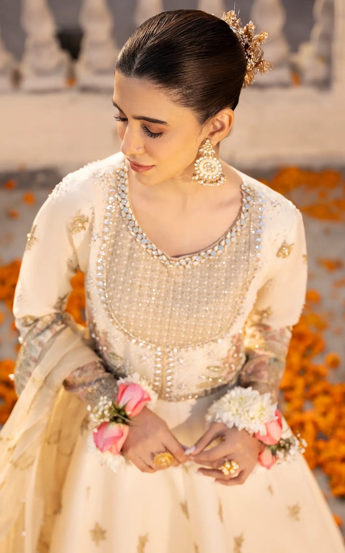 Asifa and Nabeel | Sunehri Eid 25 | Motia-(SEF25-08) - Official Asifa and Nabeel stockist in UK - Sakeena London