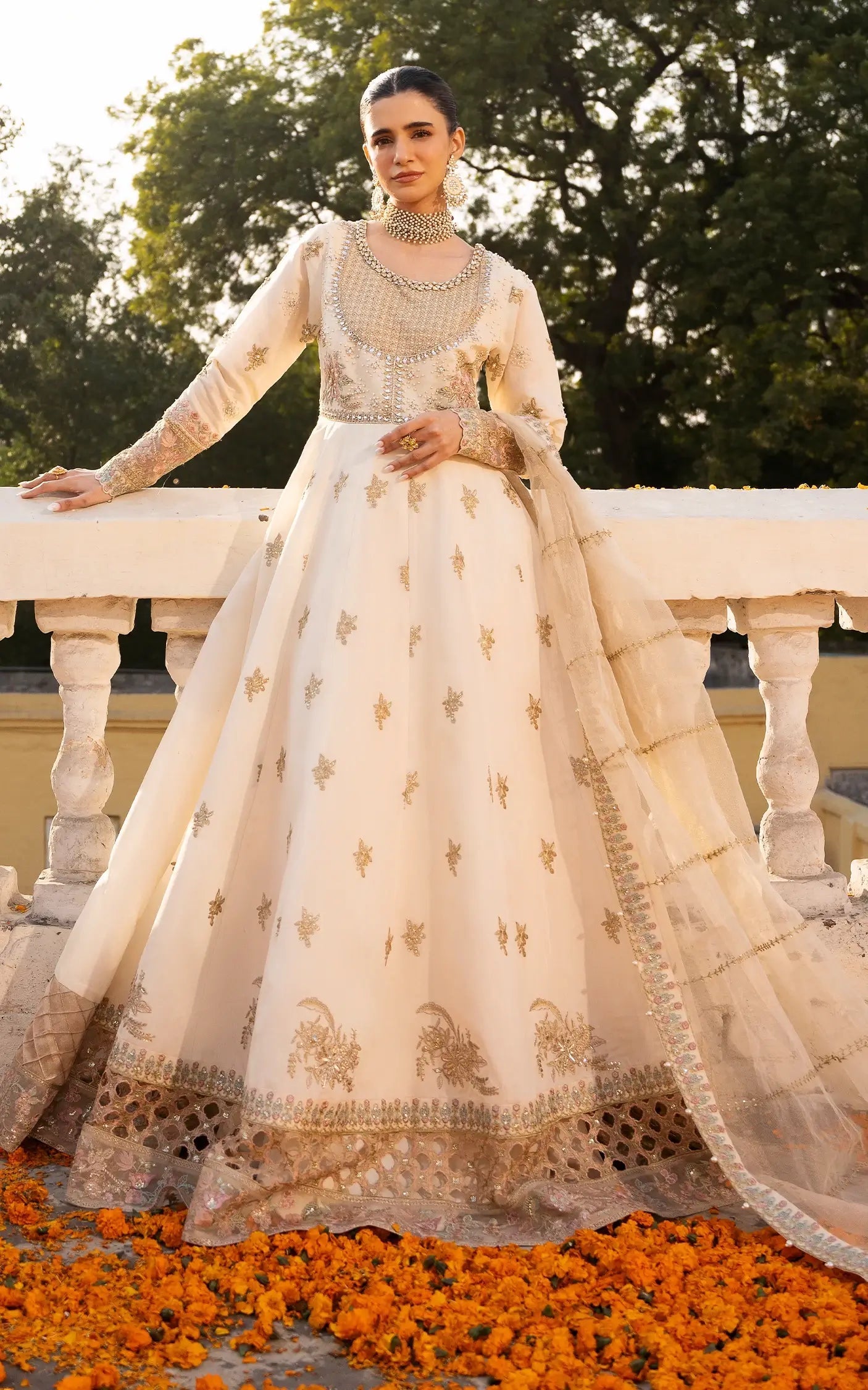 Asifa and Nabeel | Sunehri Eid 25 | Motia-(SEF25-08) - Official Asifa and Nabeel stockist in UK - Sakeena London