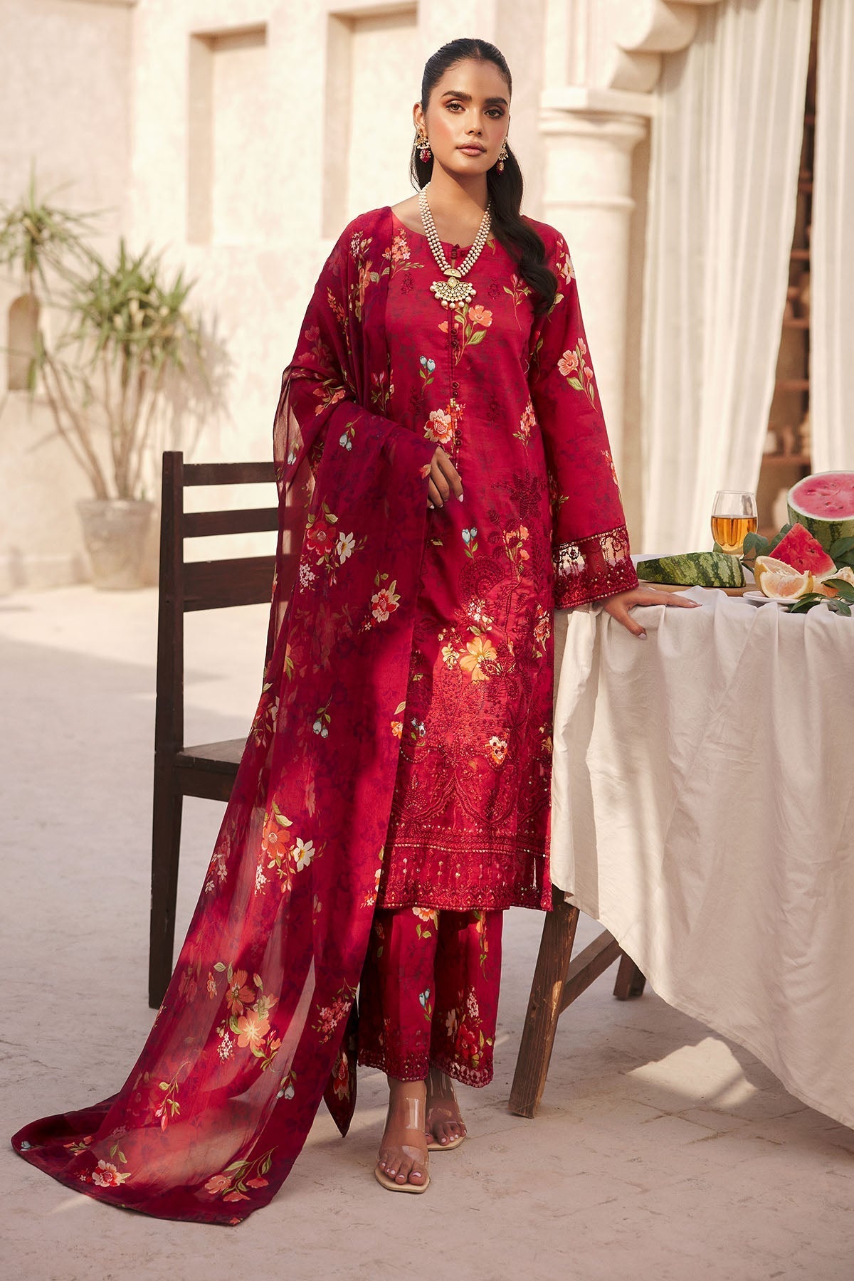 Motifz | Amal Luxury Lawn | 3740 - Official Motifz stockist in UK - Sakeena London