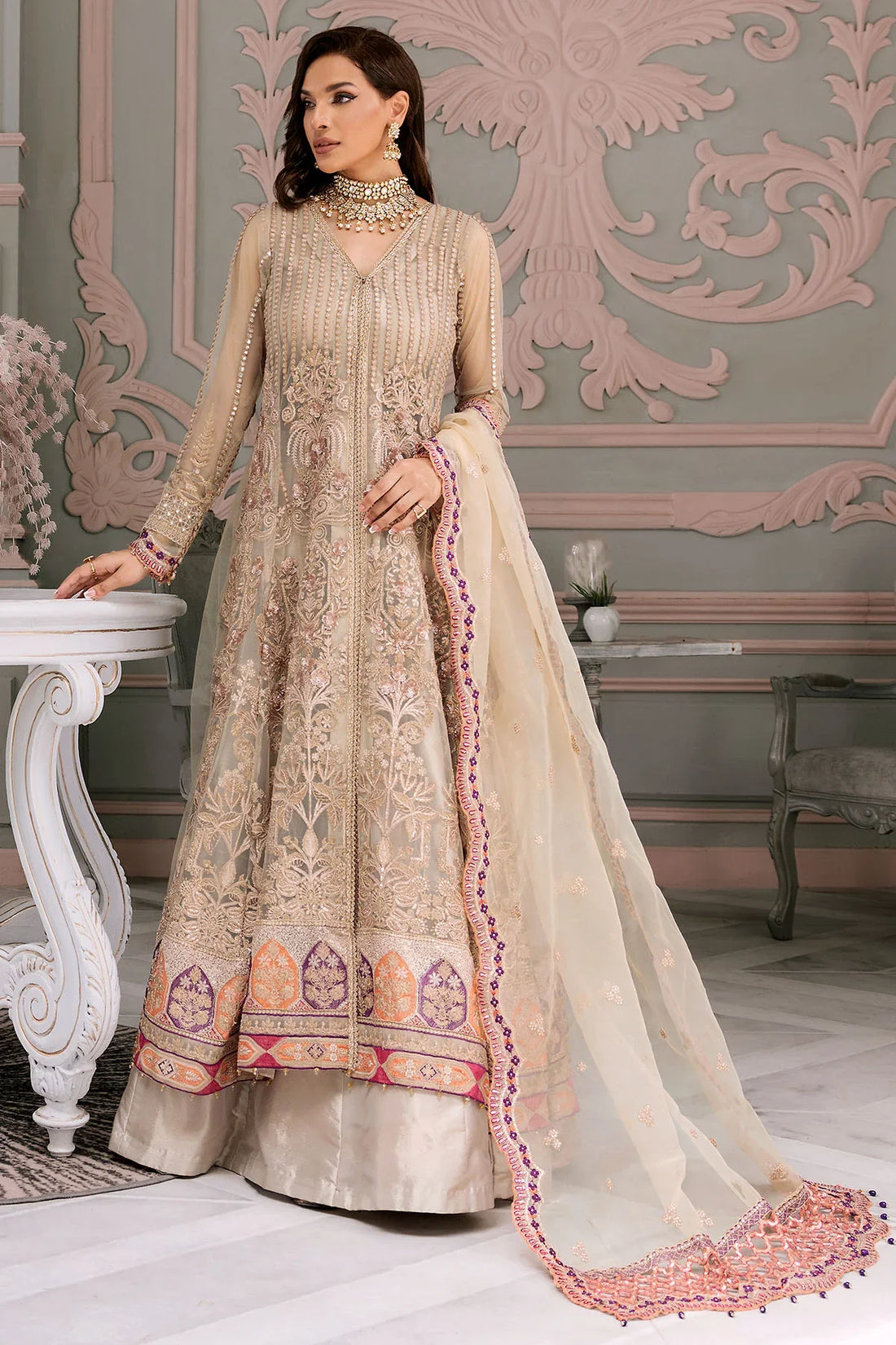 Motifz | Premium Embroidered Formals 24 | 3391 - Official Motifz stockist in UK - Sakeena London