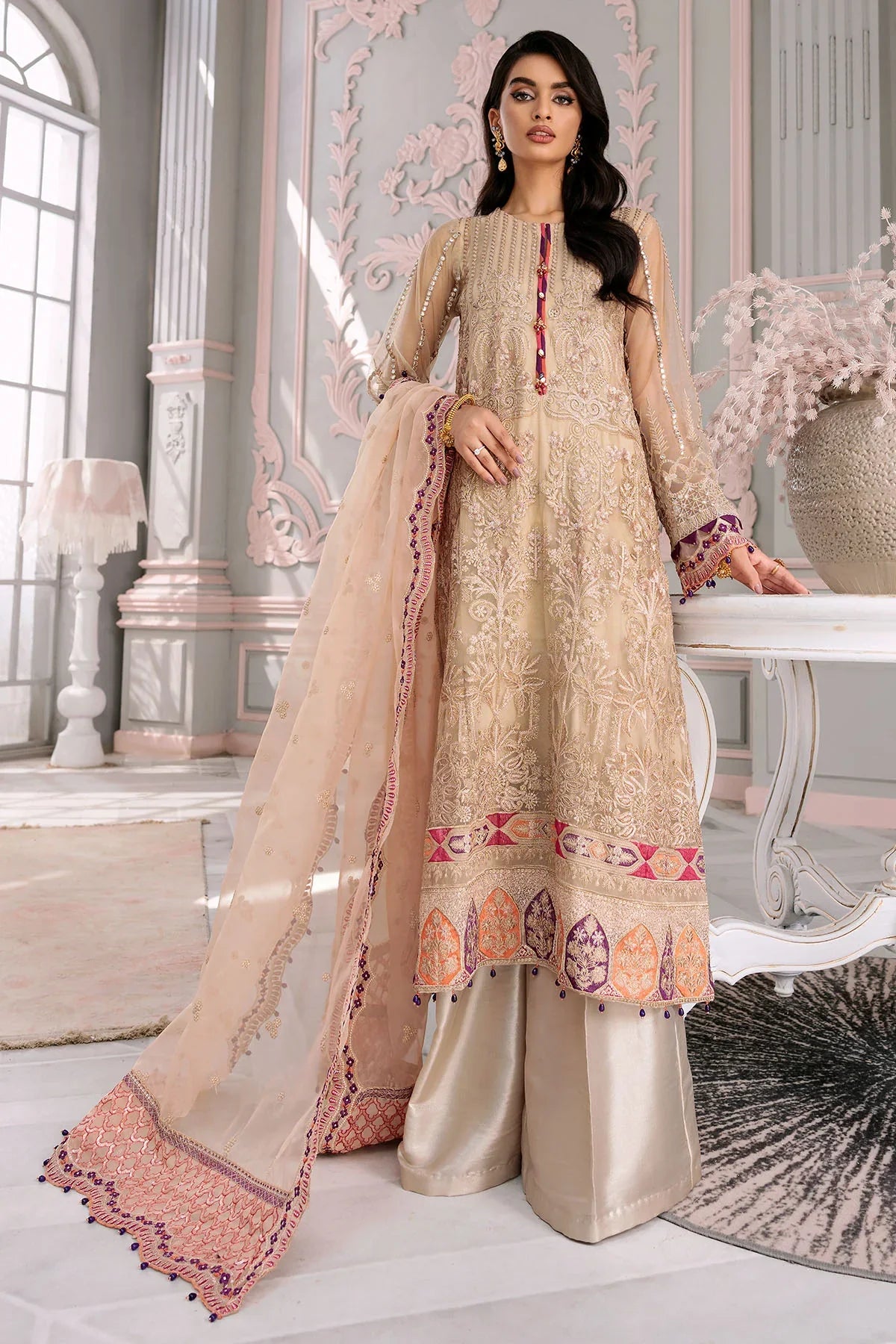 Motifz | Premium Embroidered Formals 24 | 3391 - Official Motifz stockist in UK - Sakeena London