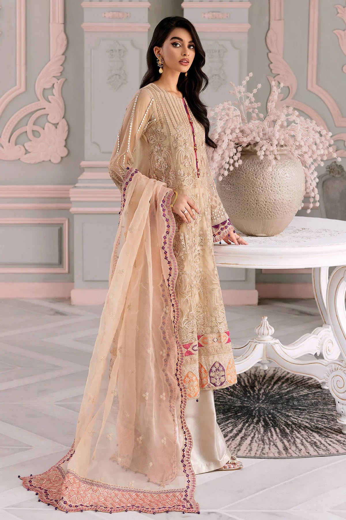 Motifz | Premium Embroidered Formals 24 | 3391 - Official Motifz stockist in UK - Sakeena London