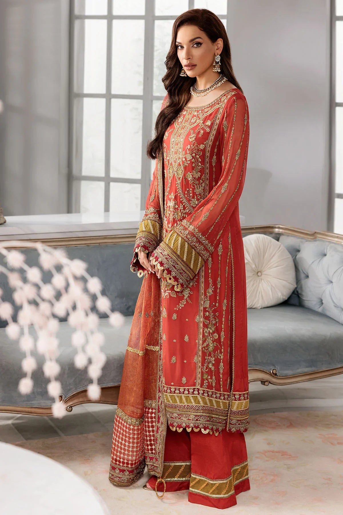 Motifz | Premium Embroidered Formals 24 | 3392 - Official Motifz stockist in UK - Sakeena London