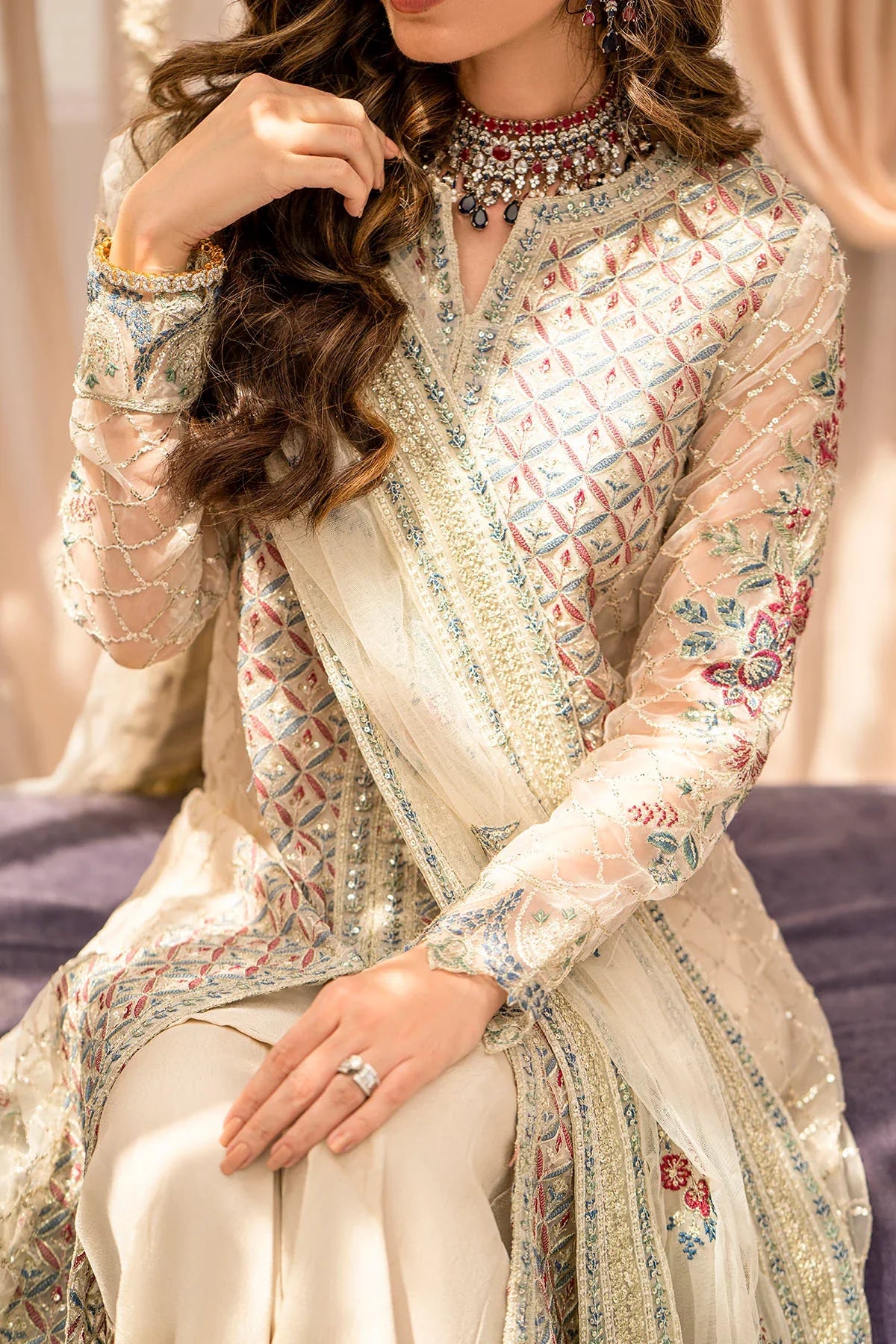 Motifz | Premium Embroidered Formals 24 | 4117 - Official Motifz stockist in UK - Sakeena London