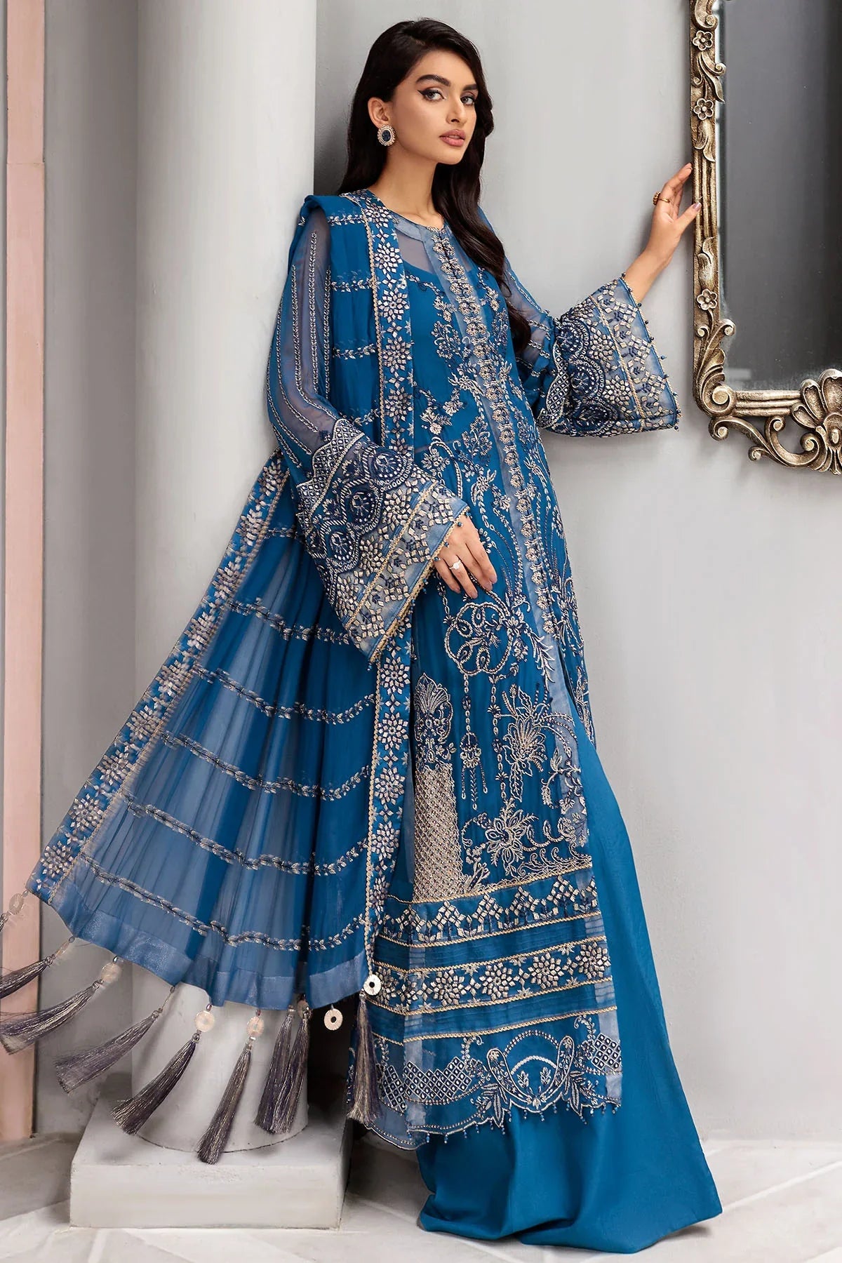 Motifz | Premium Embroidered Formals 24 | 3395 - Official Motifz stockist in UK - Sakeena London