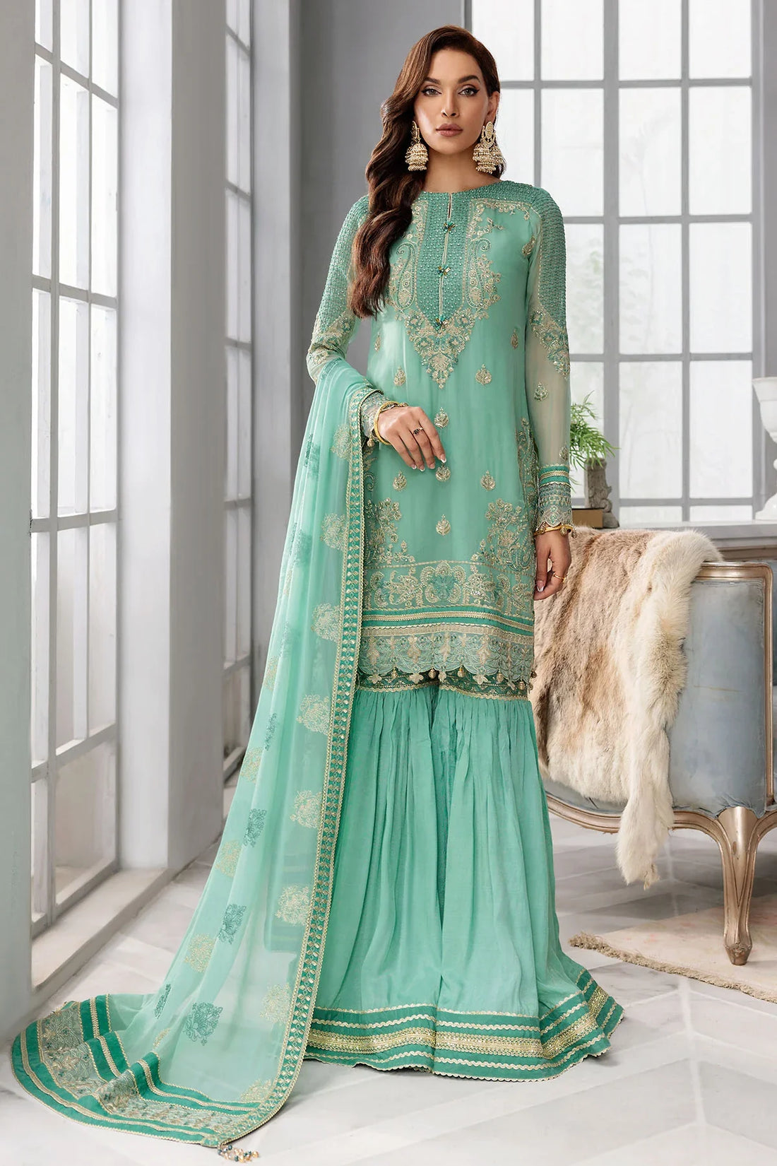 Motifz | Premium Embroidered Formals 24 | 3396 - Official Motifz stockist in UK - Sakeena London