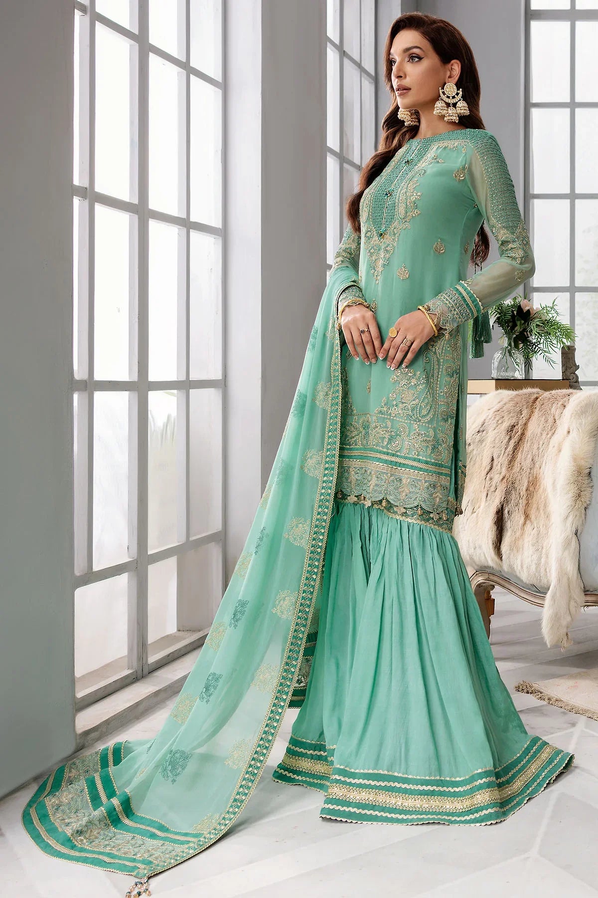 Motifz | Premium Embroidered Formals 24 | 3396 - Official Motifz stockist in UK - Sakeena London