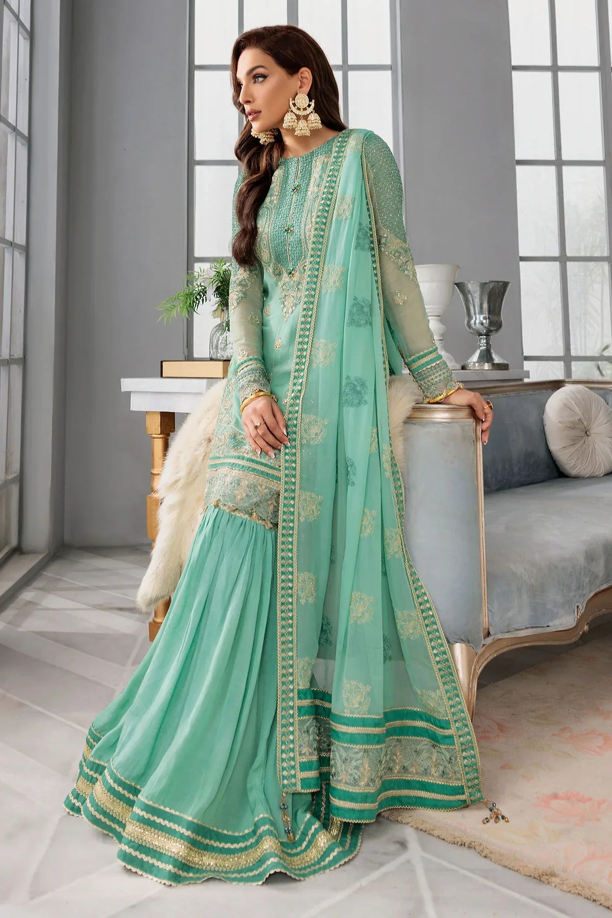 Motifz | Premium Embroidered Formals 24 | 3396 - Official Motifz stockist in UK - Sakeena London