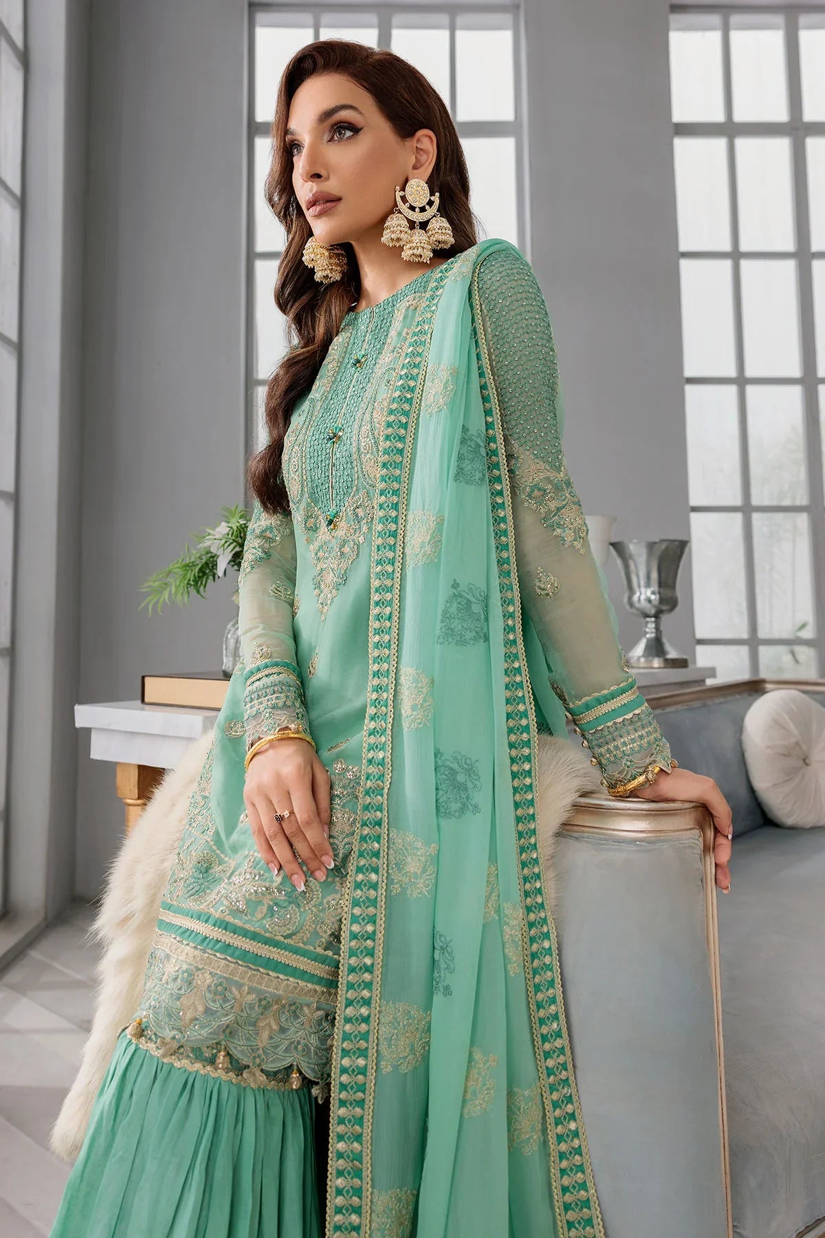 Motifz | Premium Embroidered Formals 24 | 3396 - Official Motifz stockist in UK - Sakeena London