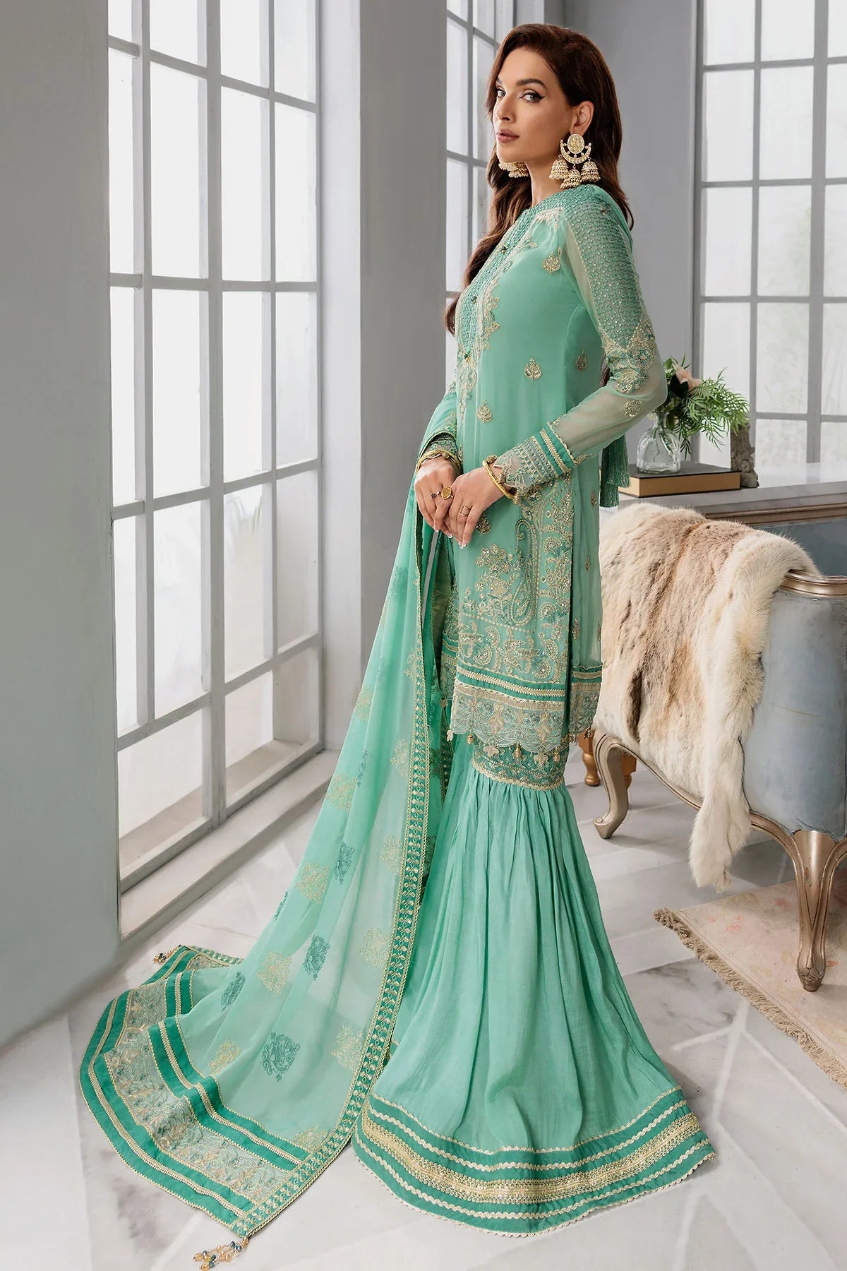 Motifz | Premium Embroidered Formals 24 | 3396 - Official Motifz stockist in UK - Sakeena London