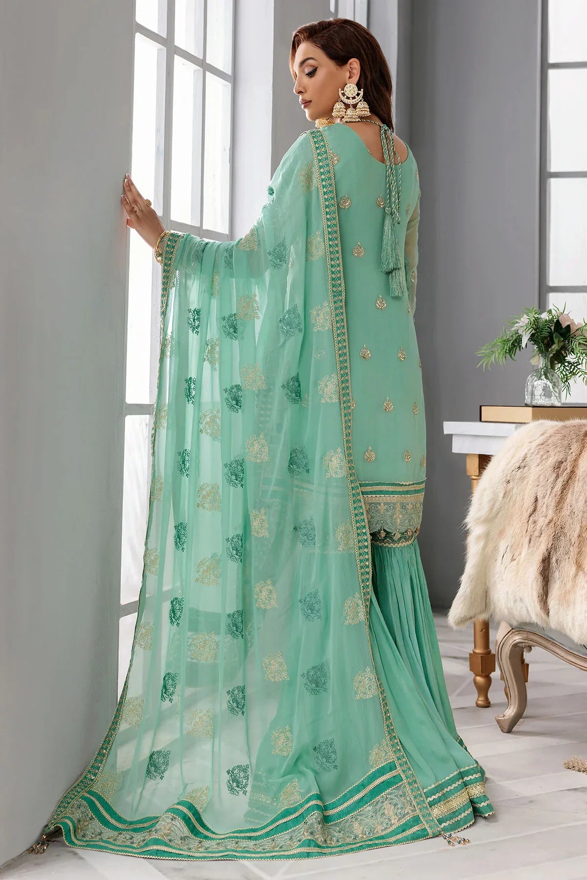 Motifz | Premium Embroidered Formals 24 | 3396 - Official Motifz stockist in UK - Sakeena London