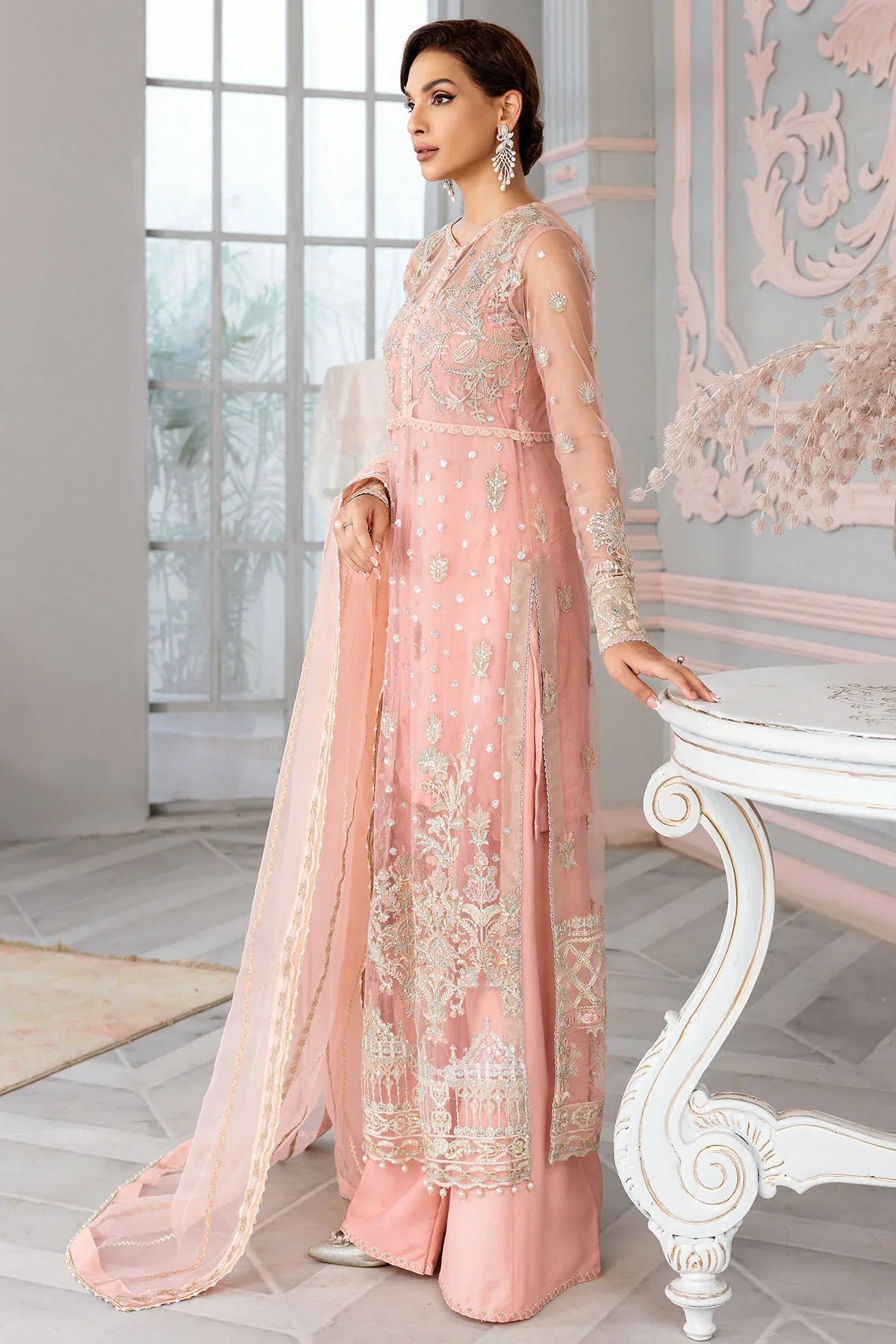 Motifz | Premium Embroidered Formals 24 | 3399-IRIS - Official Motifz stockist in UK - Sakeena London