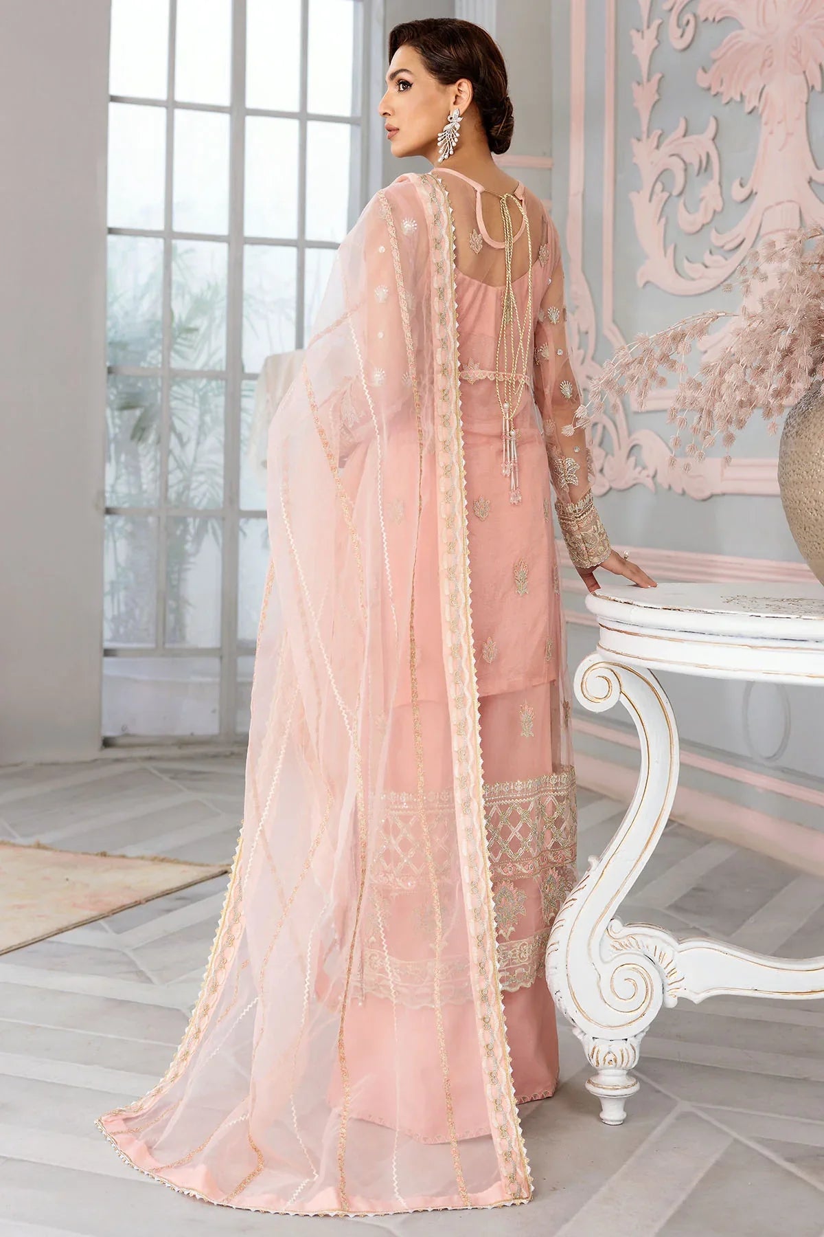 Motifz | Premium Embroidered Formals 24 | 3399-IRIS - Official Motifz stockist in UK - Sakeena London