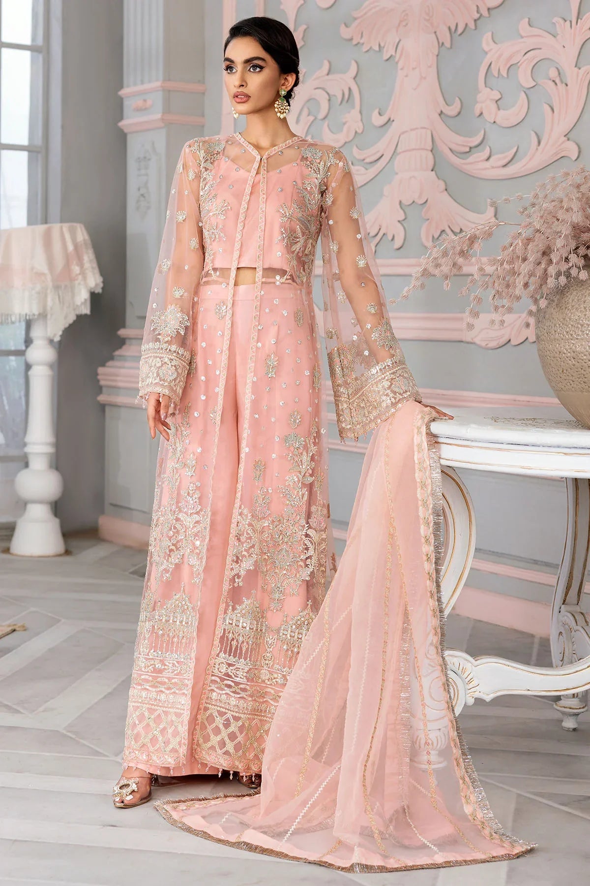 Motifz | Premium Embroidered Formals 24 | 3399-IRIS - Official Motifz stockist in UK - Sakeena London