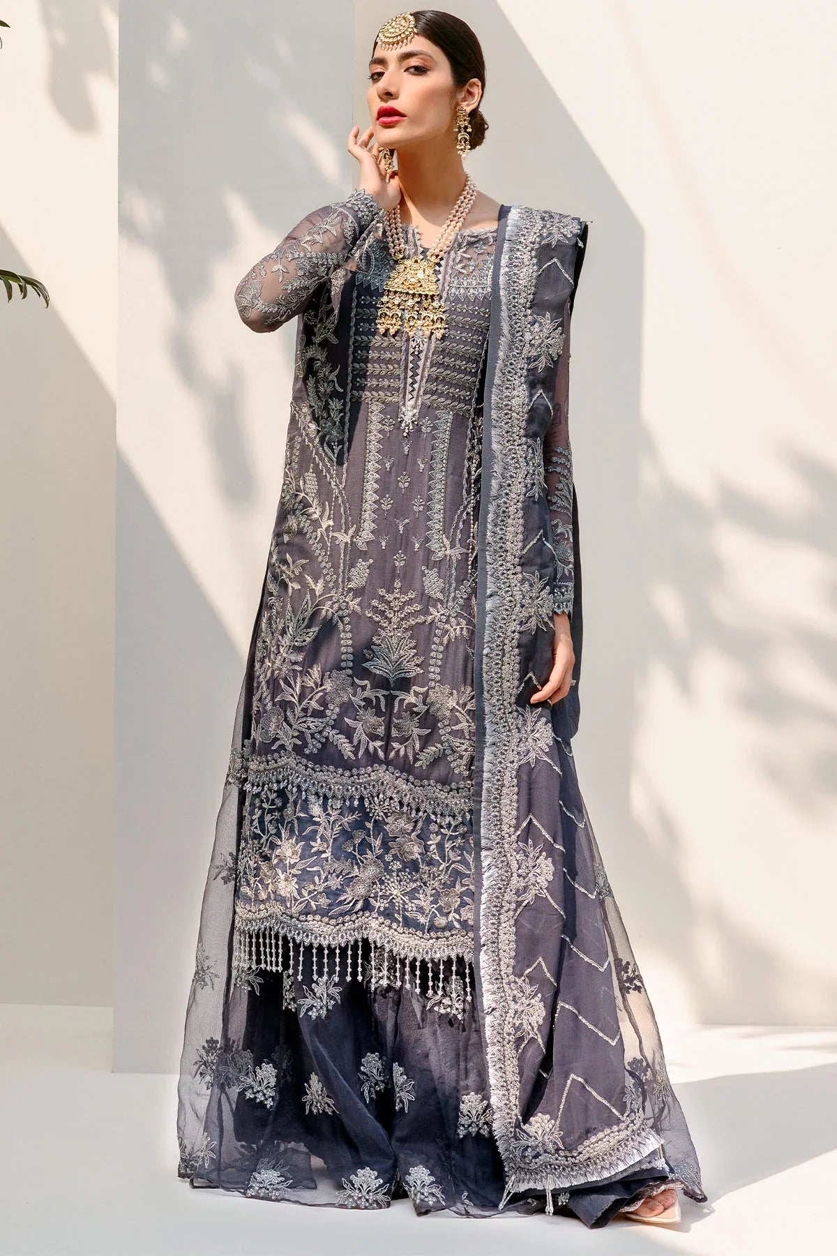 Motifz | Premium Embroidered Formals 24 | 3190 - Official Motifz stockist in UK - Sakeena London